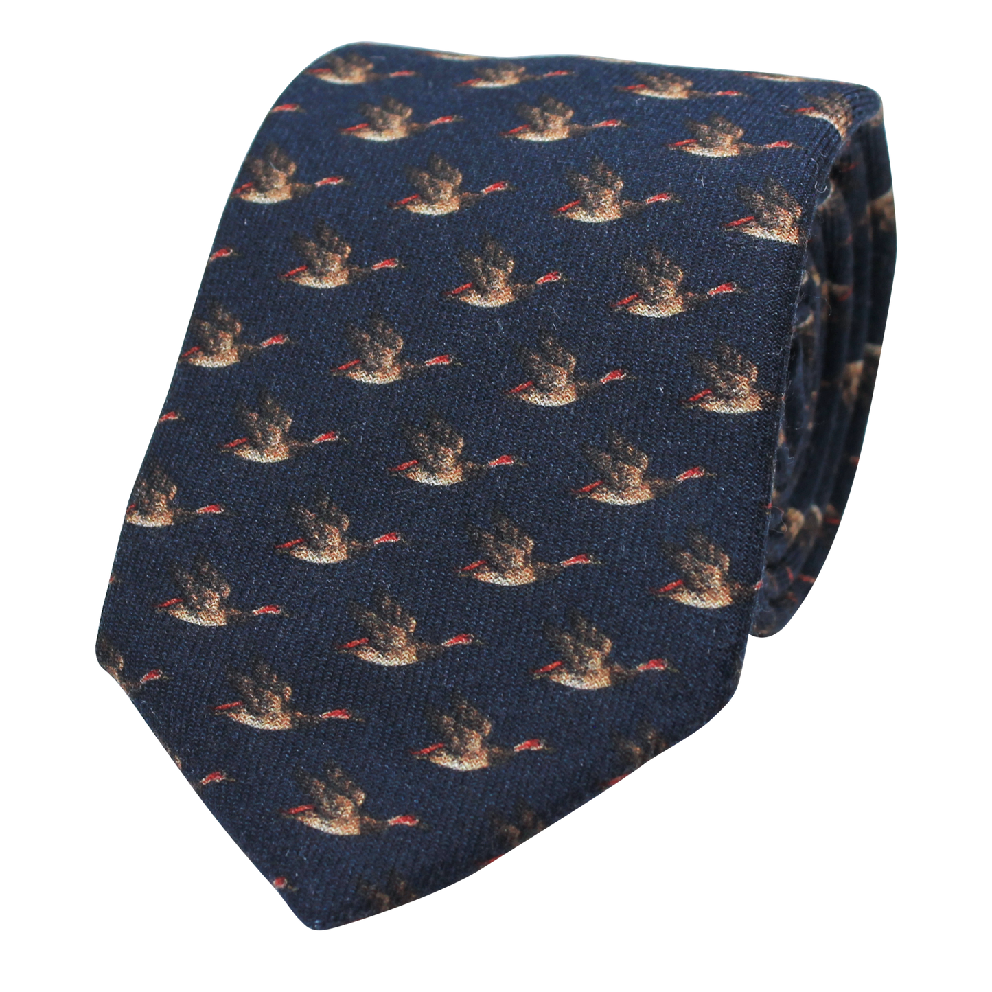 Navy Printed Duck