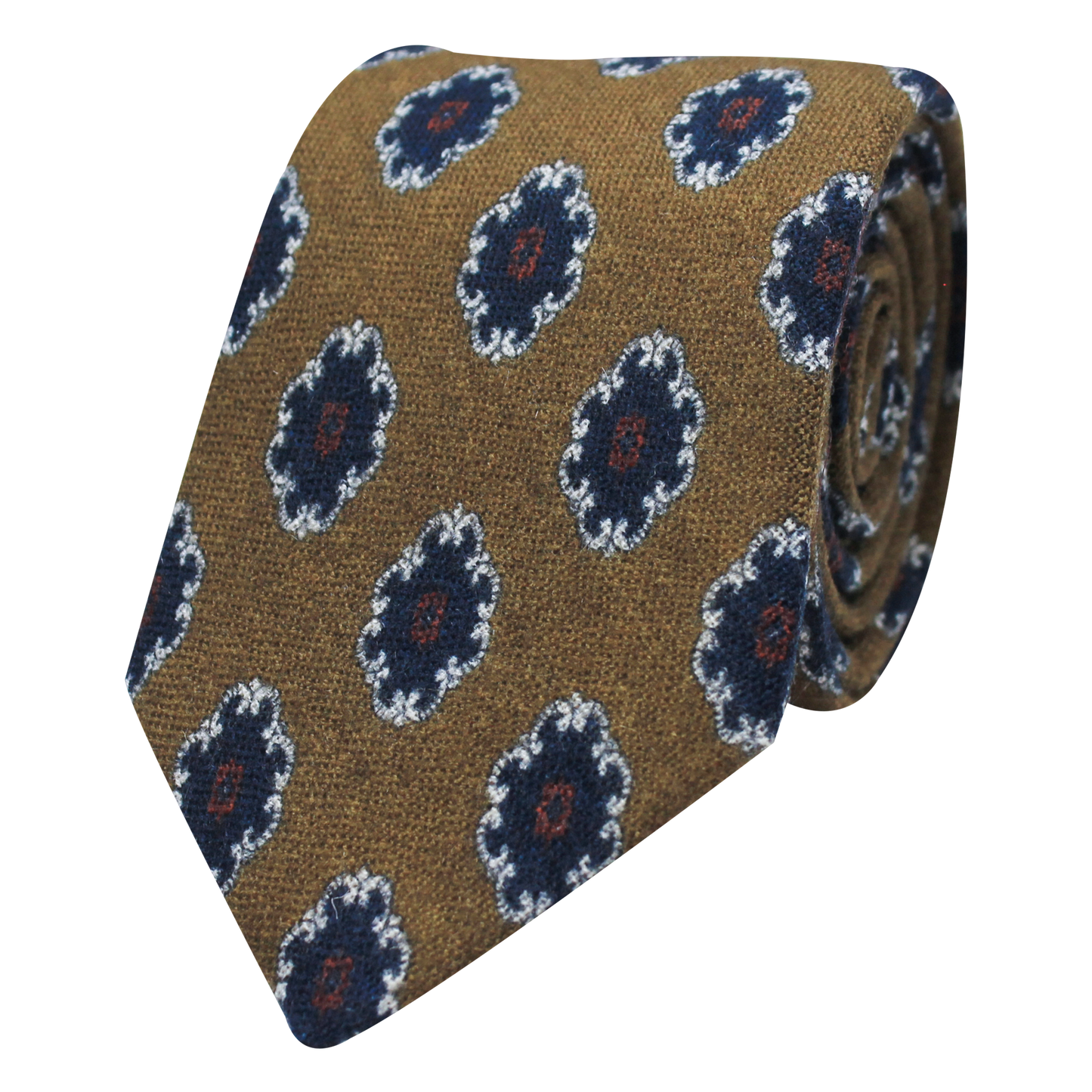 Brown Printed Medallion