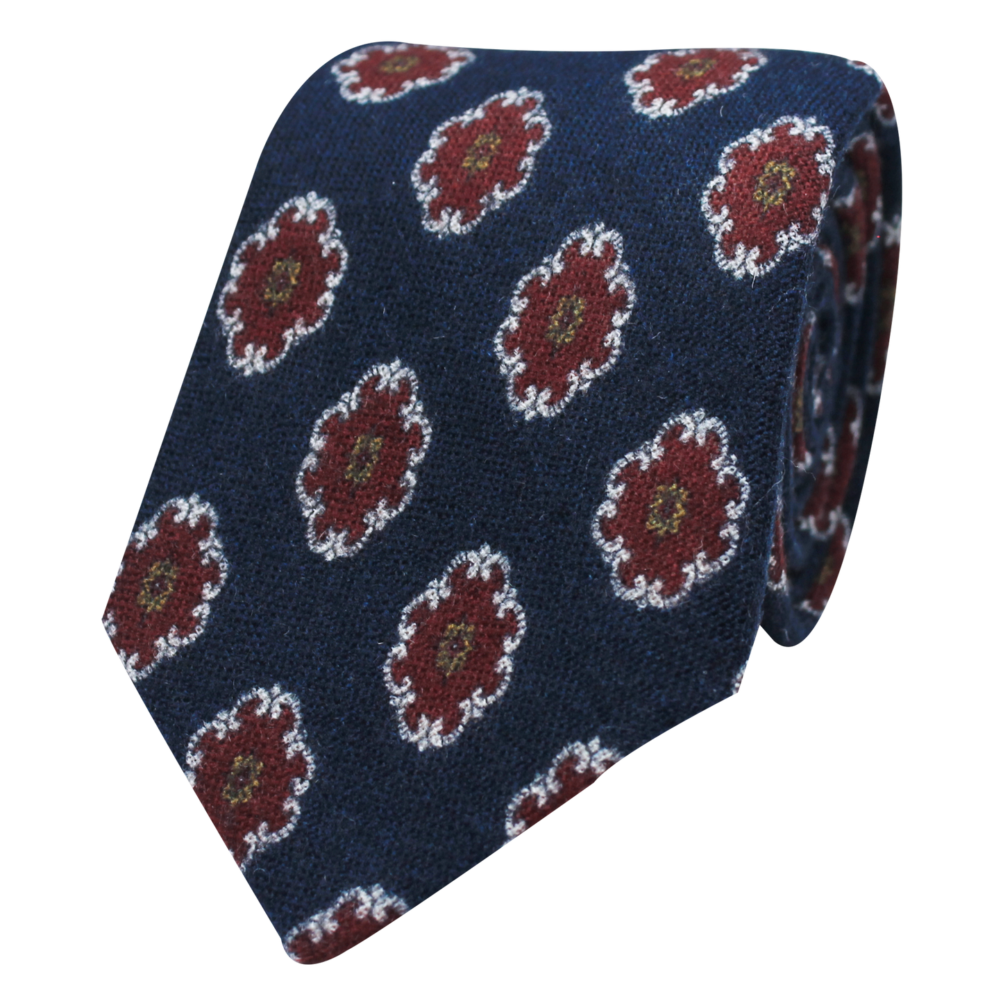 Navy Printed Medallion