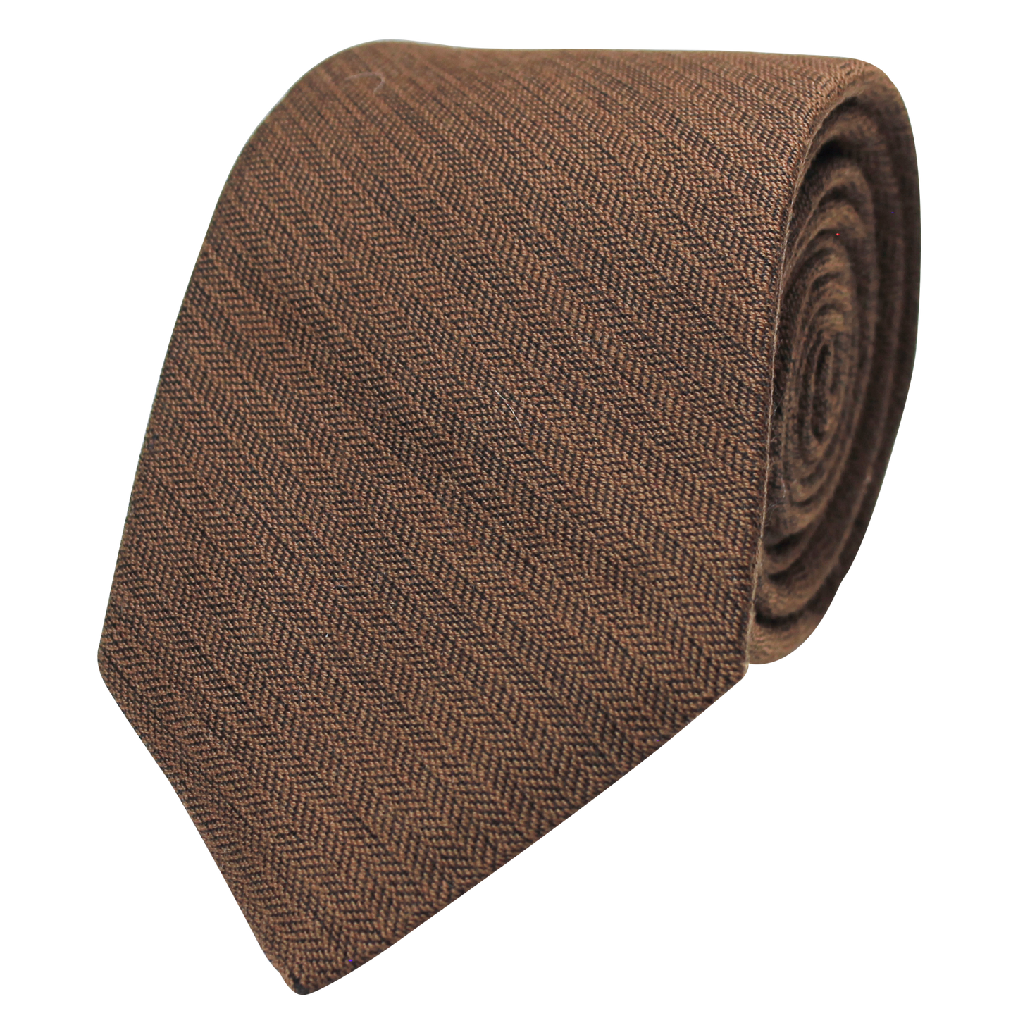 Brown Chevron Solid