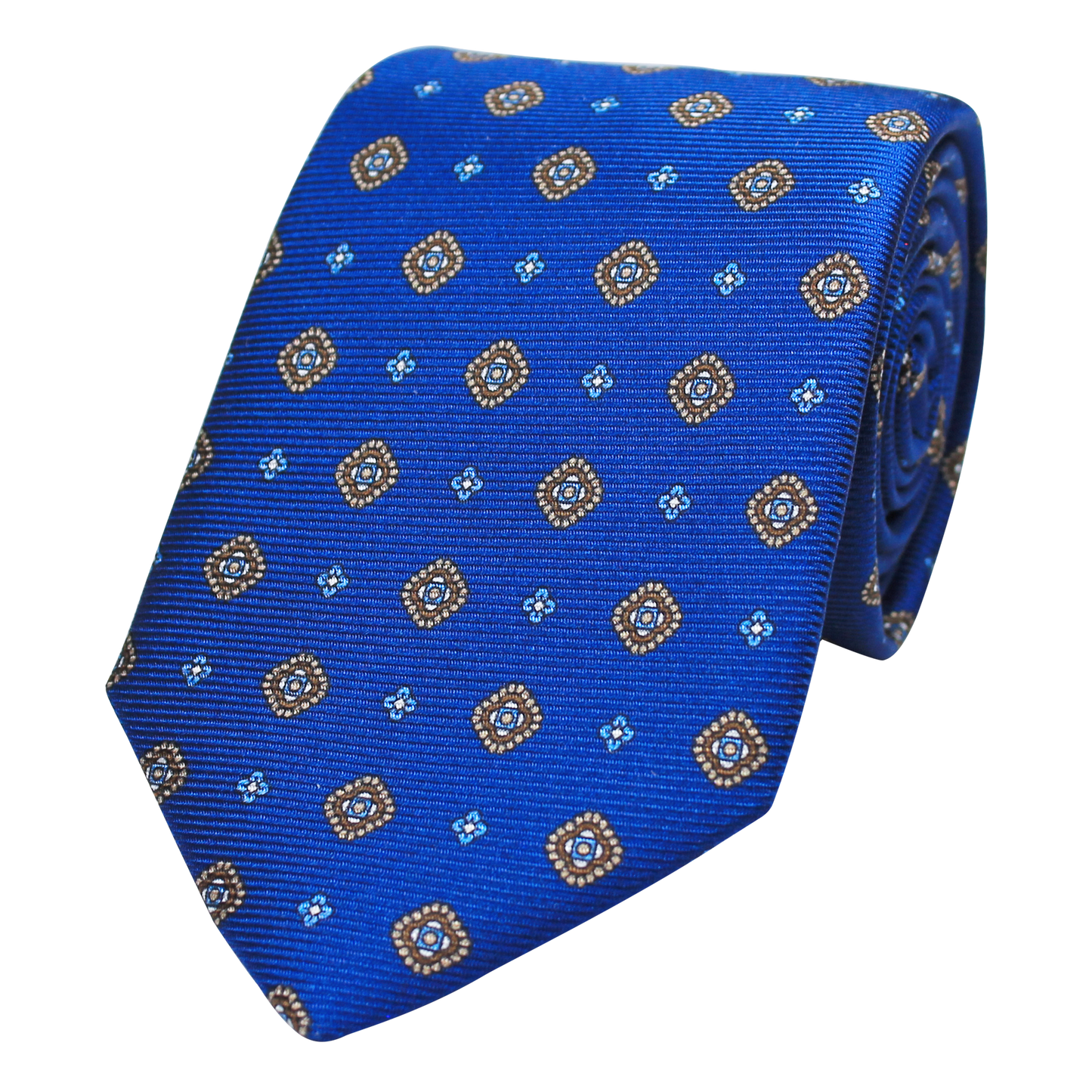 Blue Printed Twill Neat