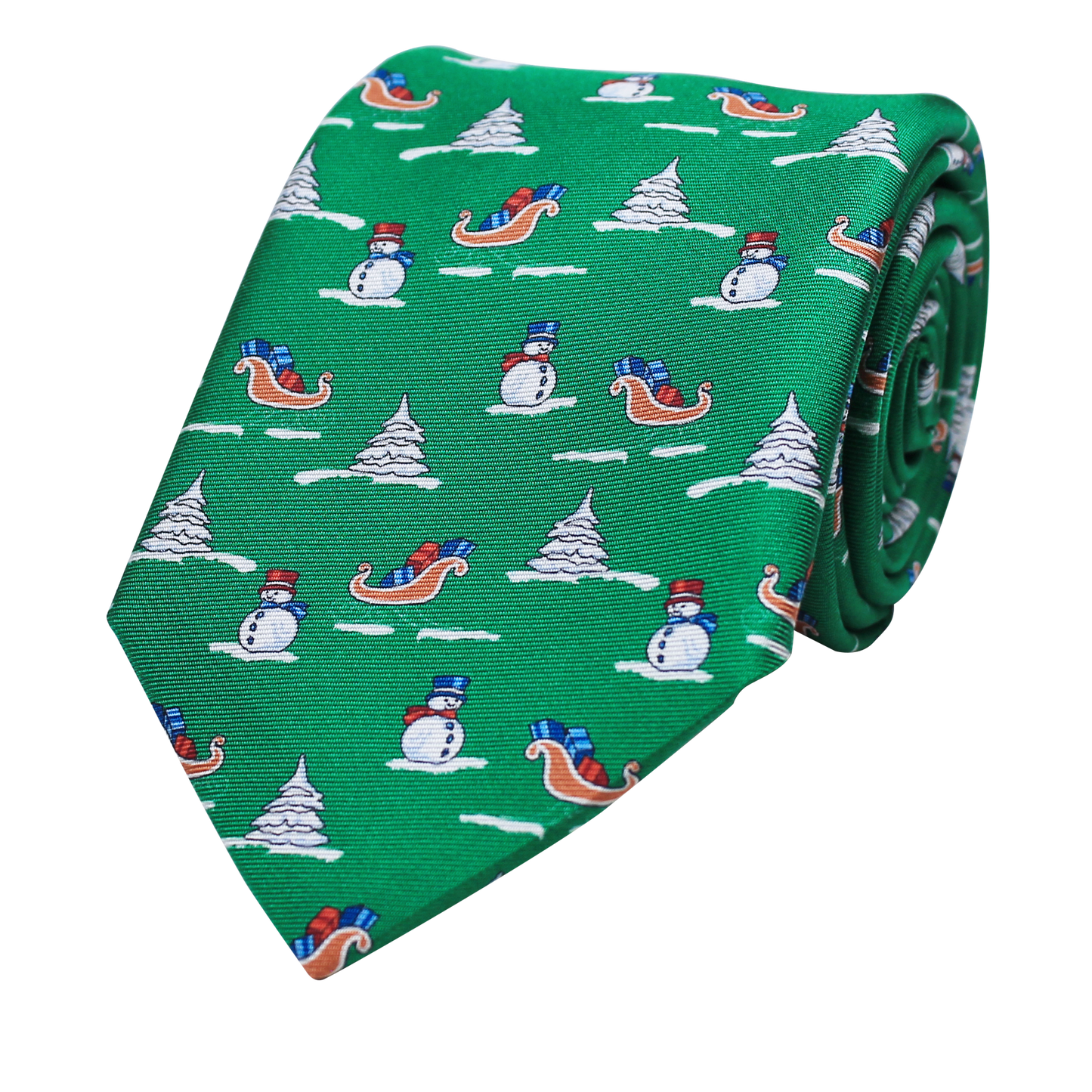 Green Printed Snowman
