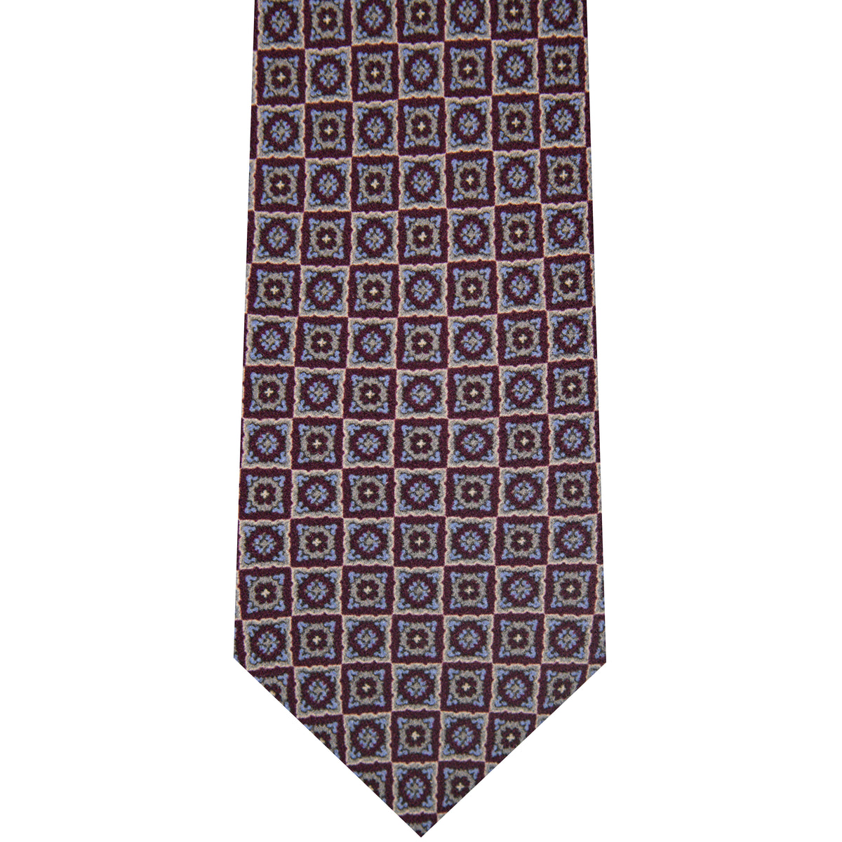 500182-500 Burgundy Printed Neat