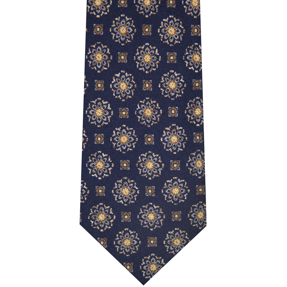 5001083-400 Navy Printed Medallion