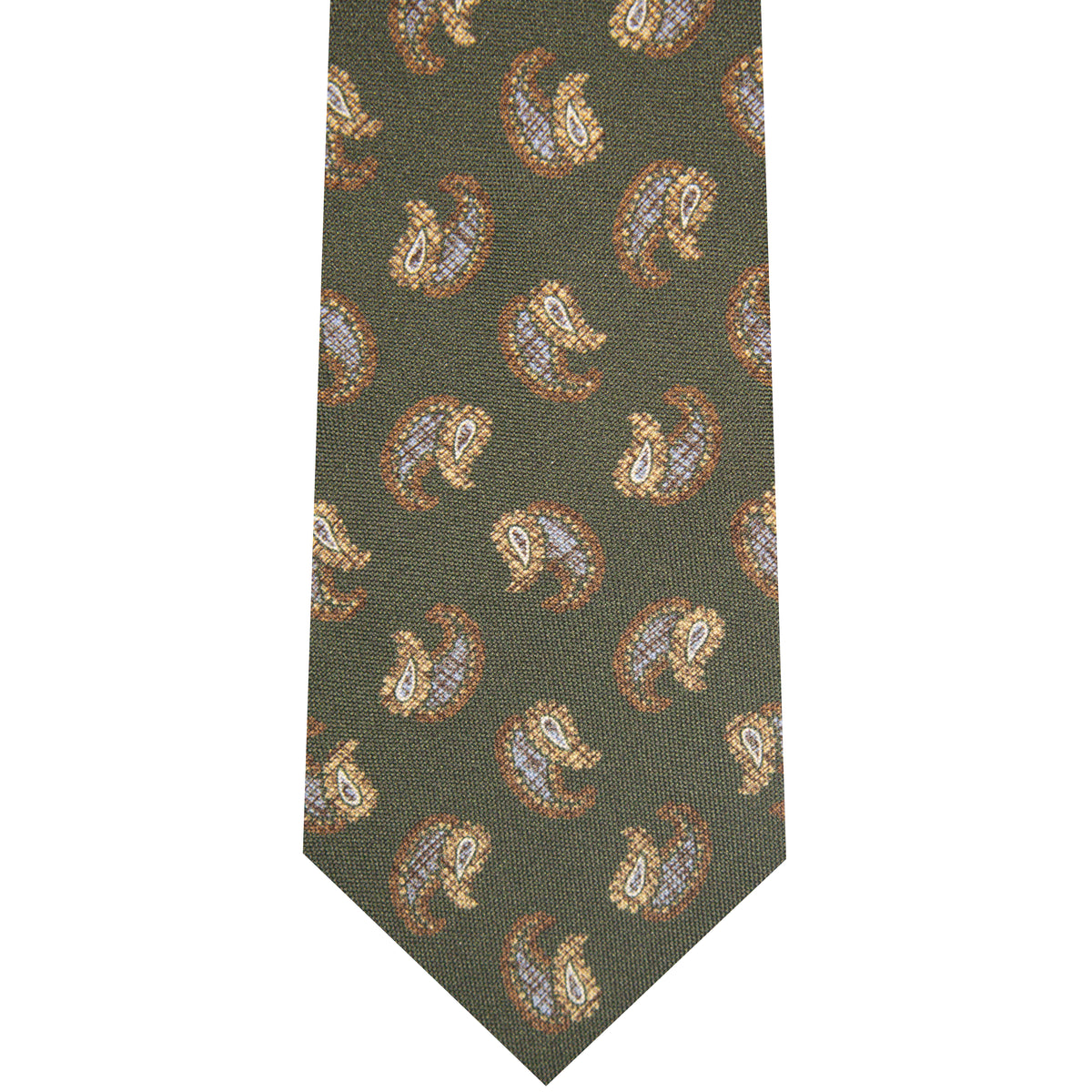 5001084-300 Green Printed Paisley