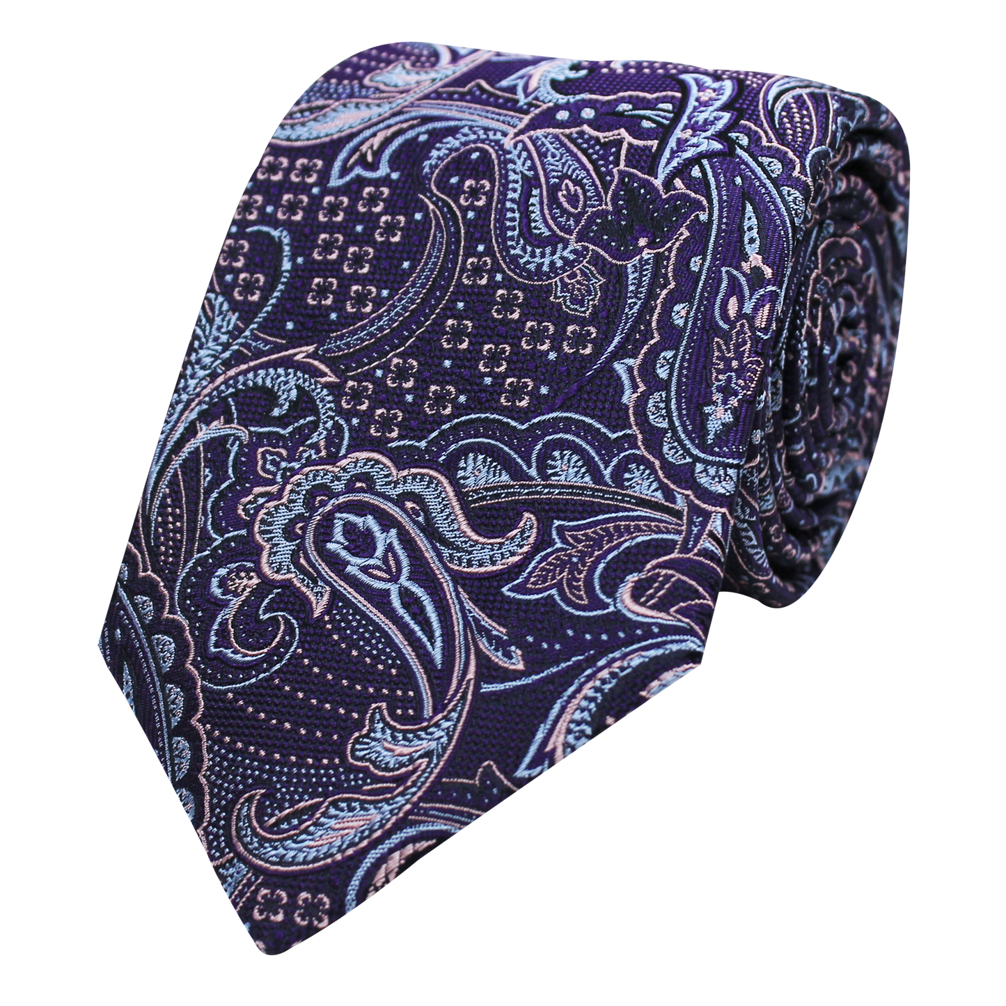Purple Woven Paisley