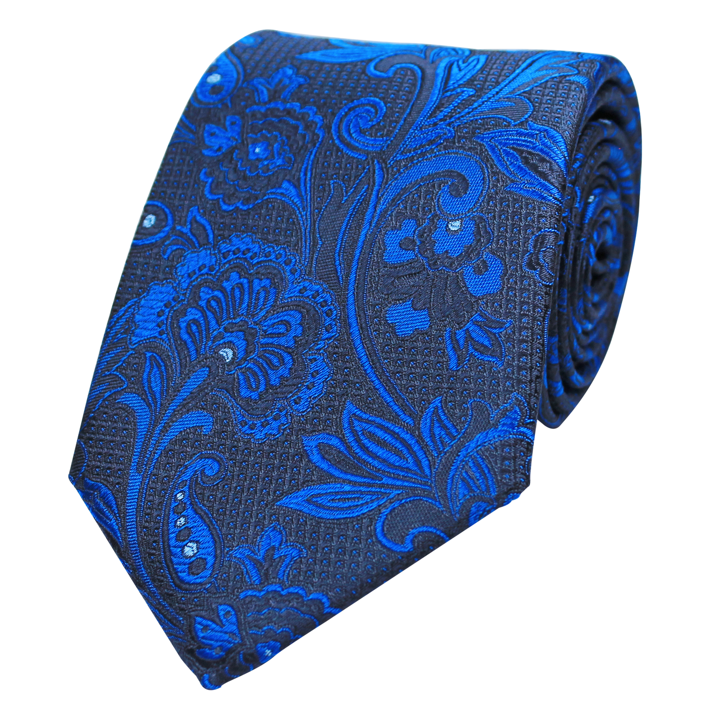 Blue Woven Floral
