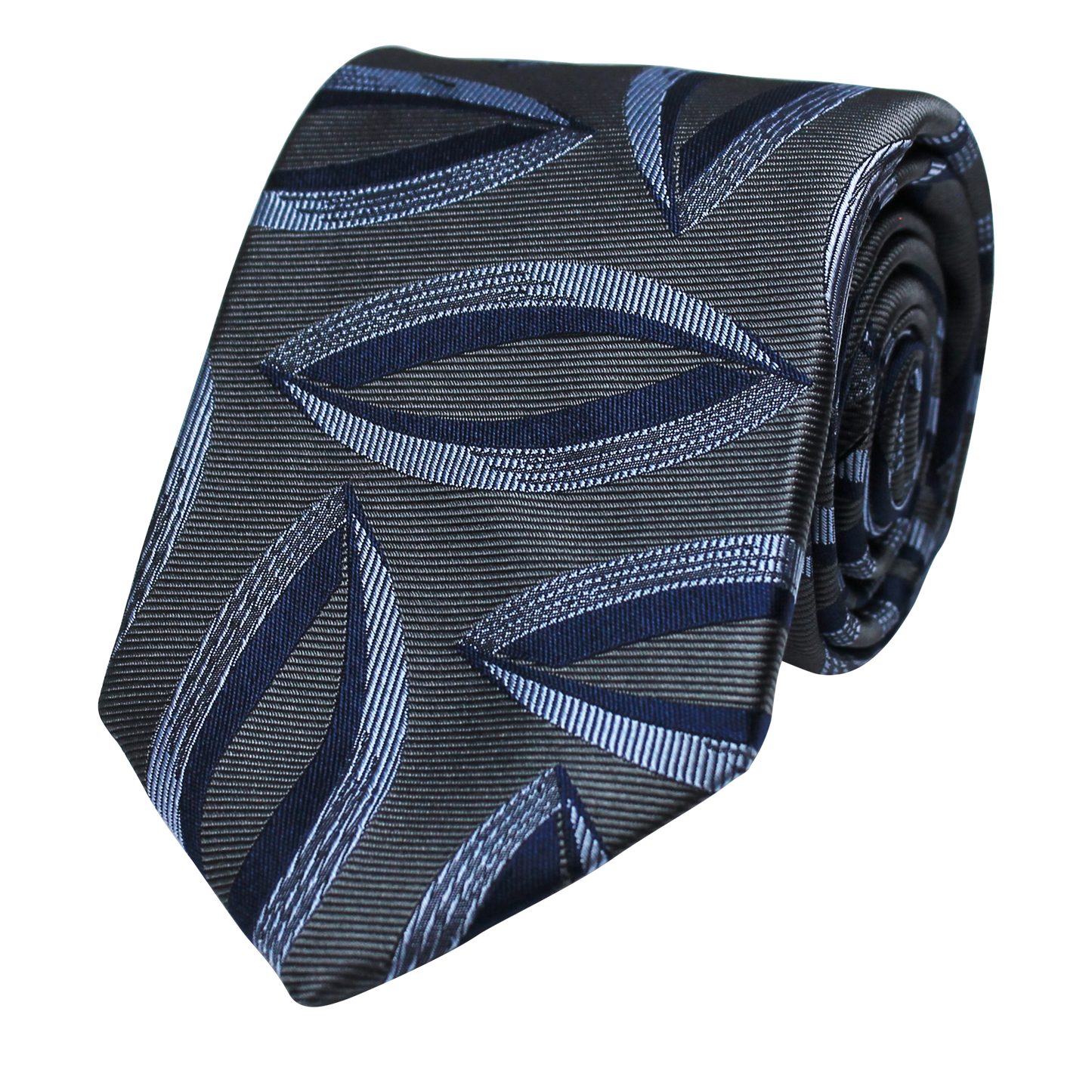 Grey Woven Geometric