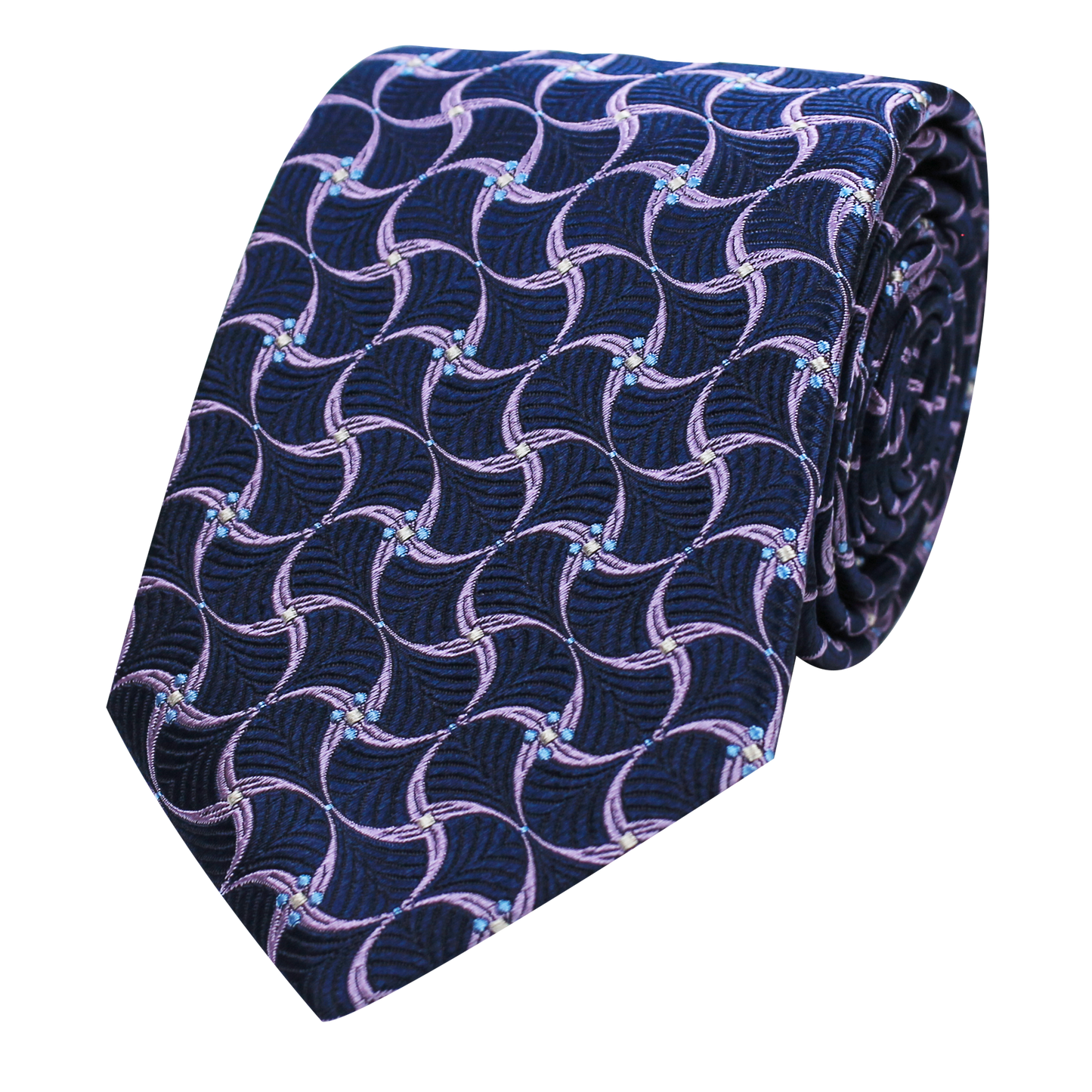 Navy Woven Neat