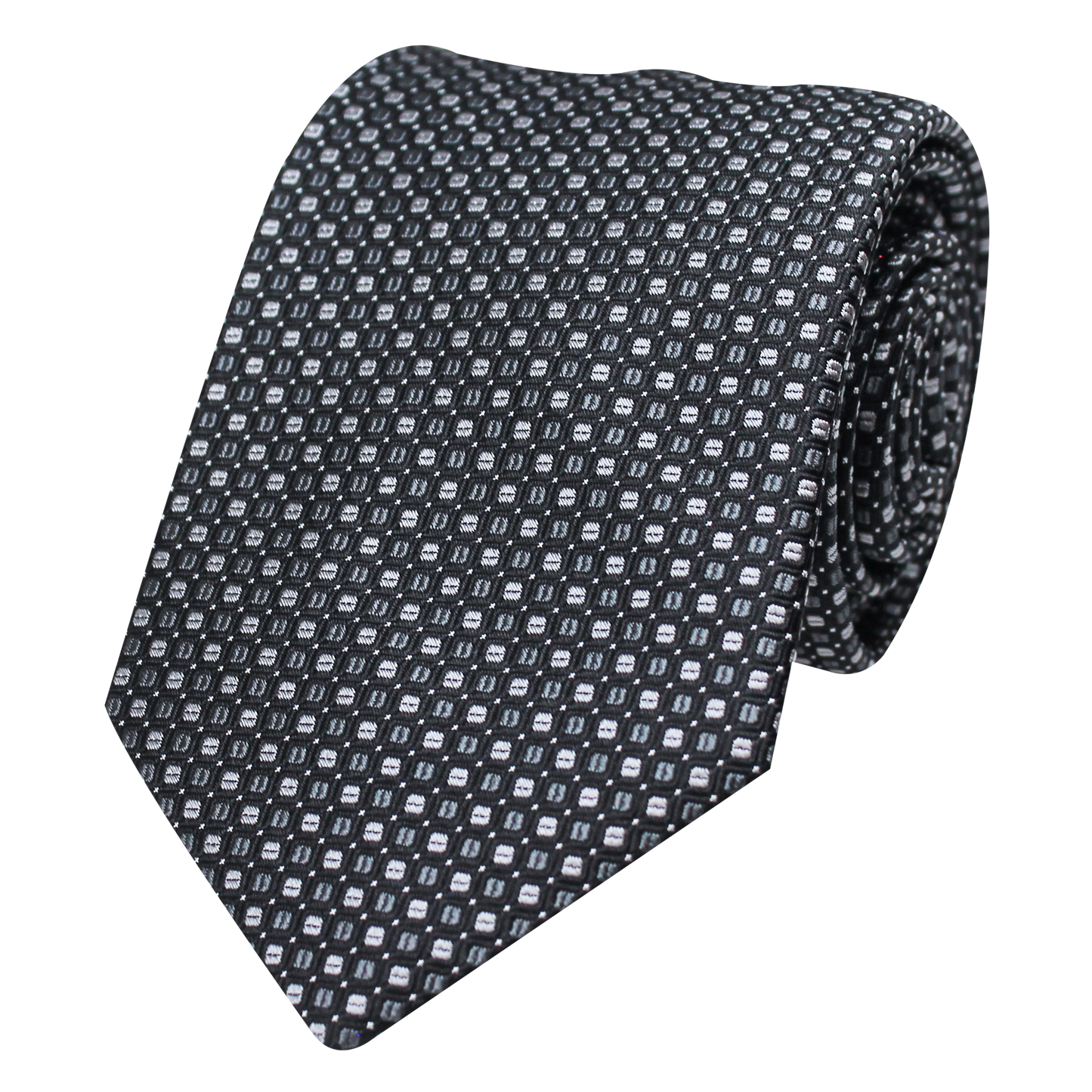 Black Woven Micro Neat