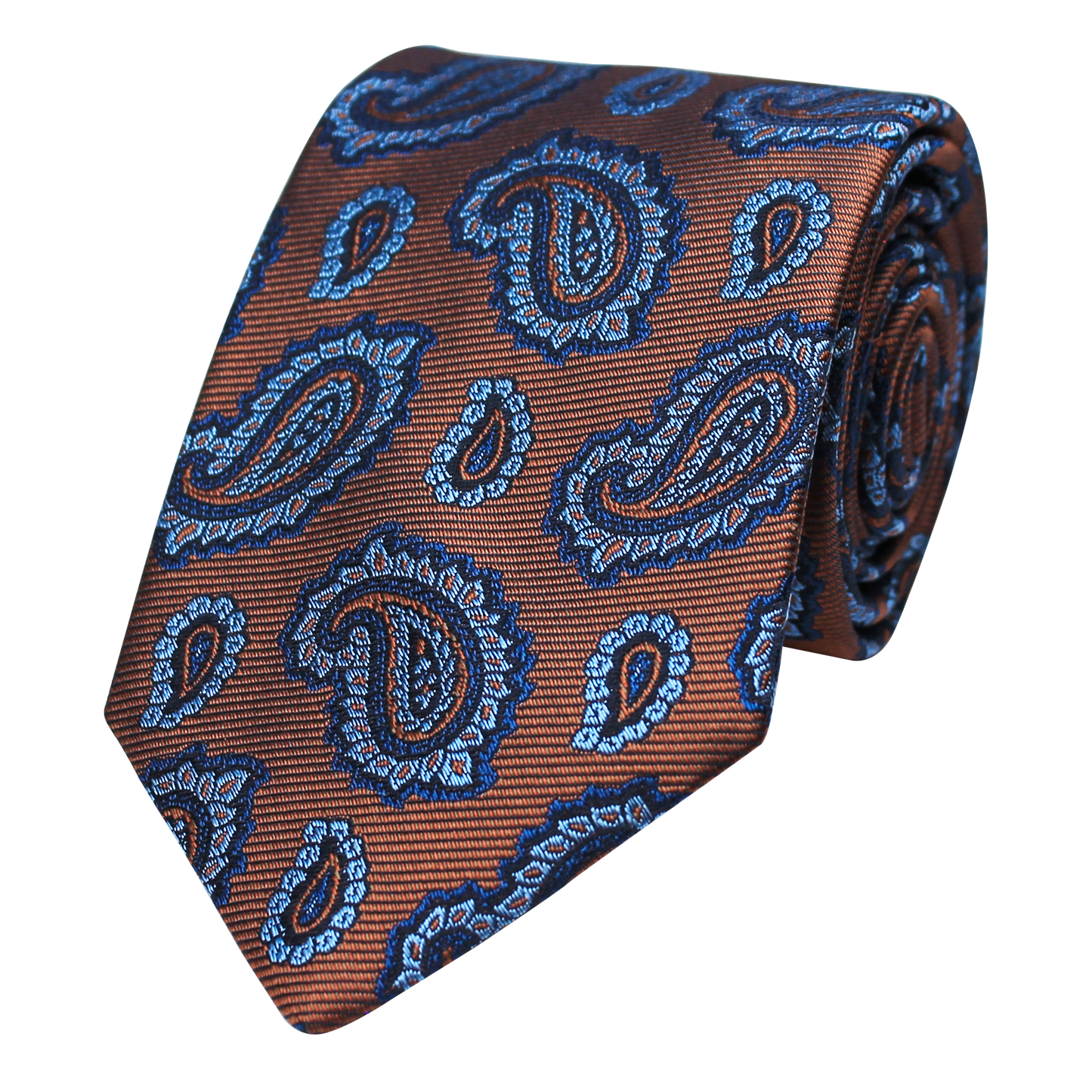 Rust Woven Paisley