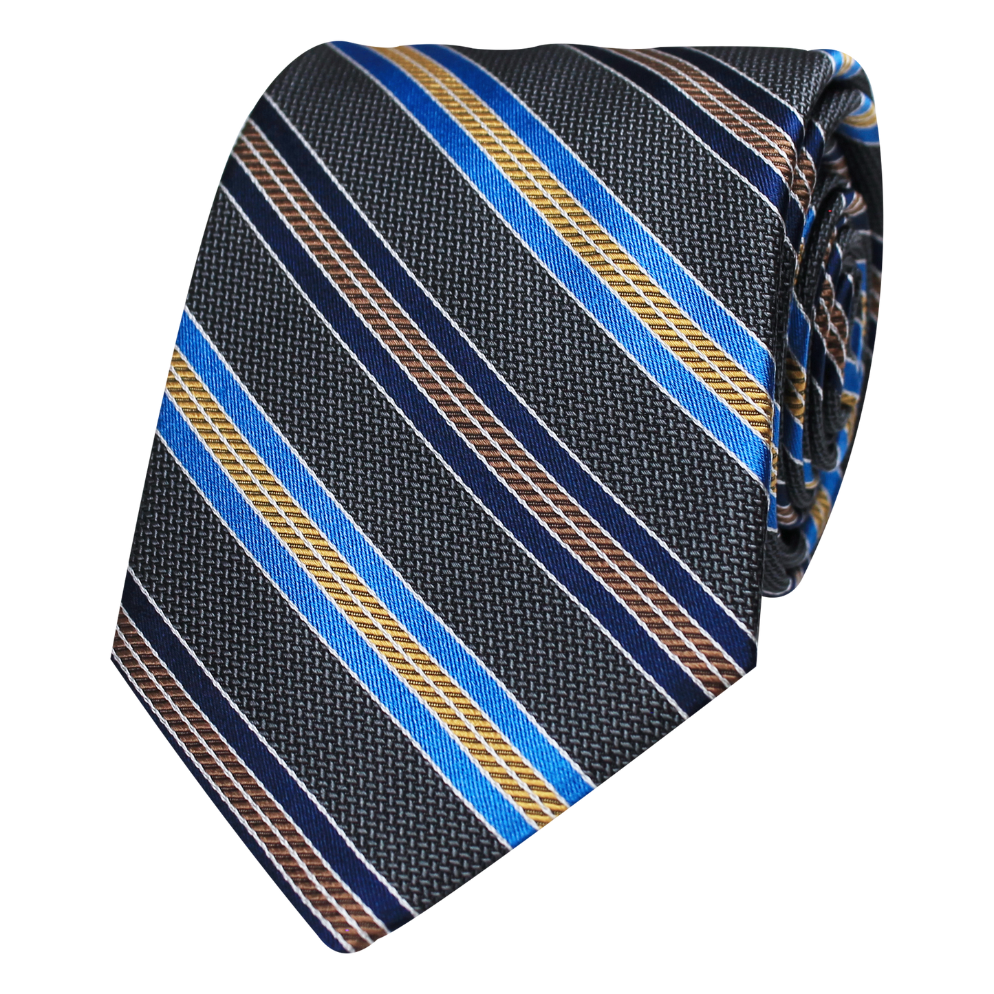 Grey Woven Stripe