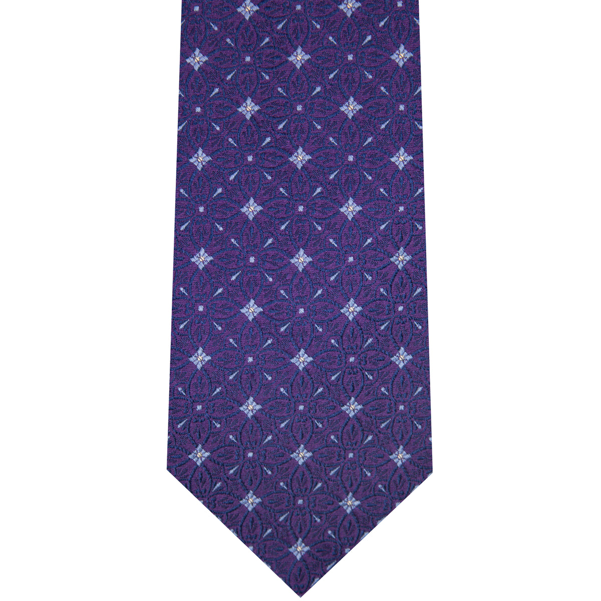 7002214-507 Purple Woven Medallion