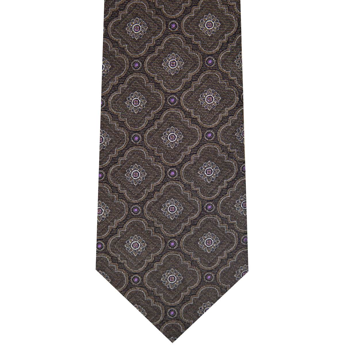 7002215-200 Brown Woven Medallion