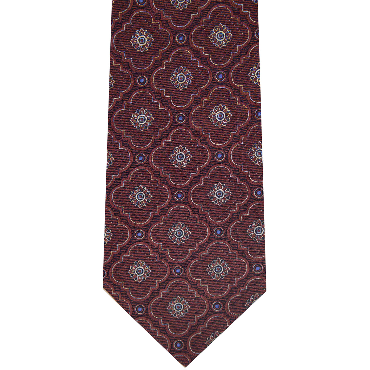 7002215-500 Burgundy Woven Medallion