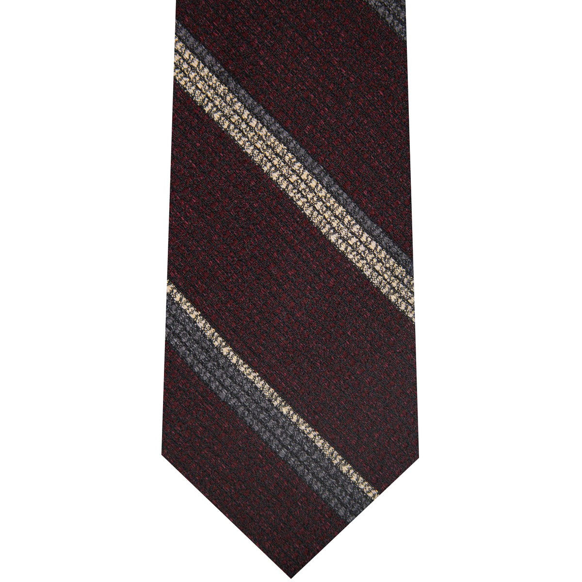 7002220-500 Burgundy Woven Stripe