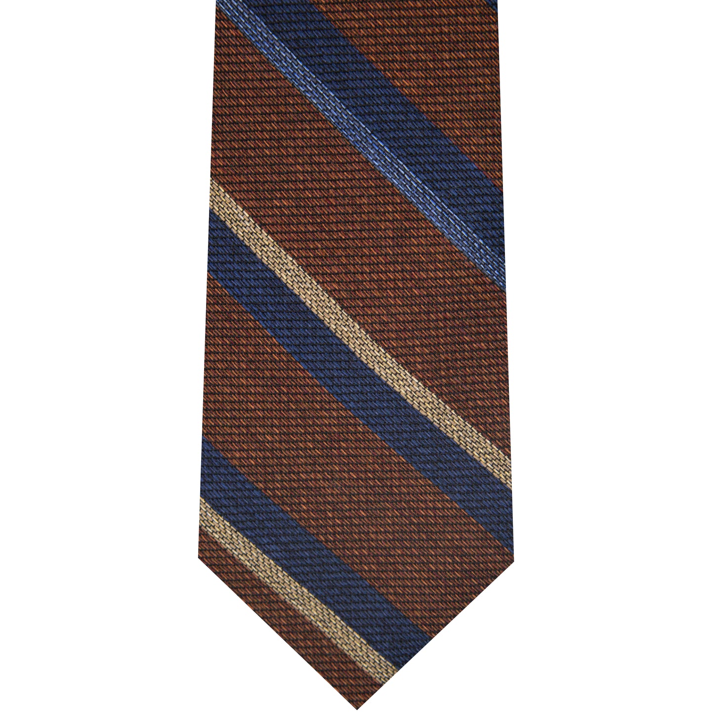 7002222-825 Rust Woven Stripe