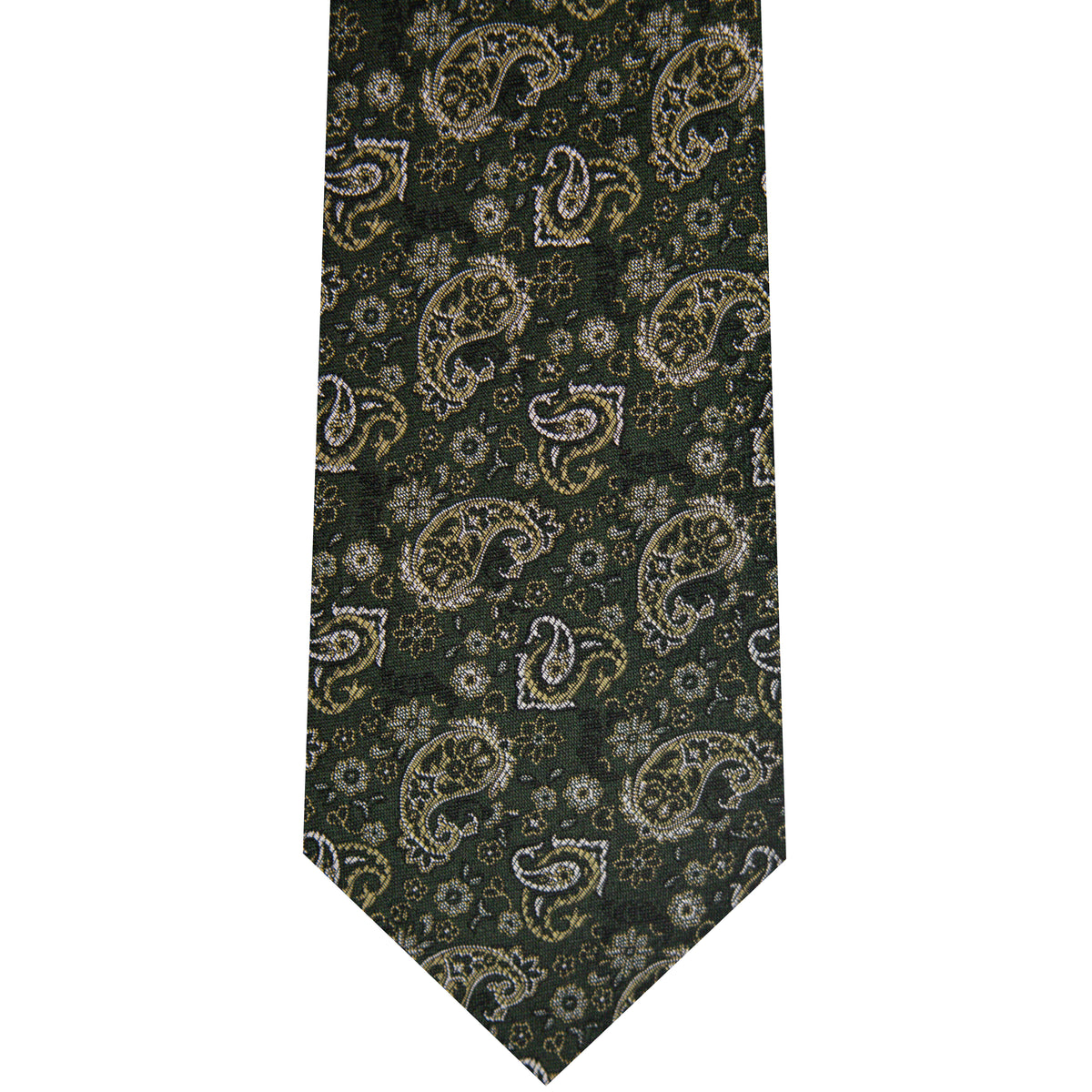 7002230-300 Green Woven Paisley