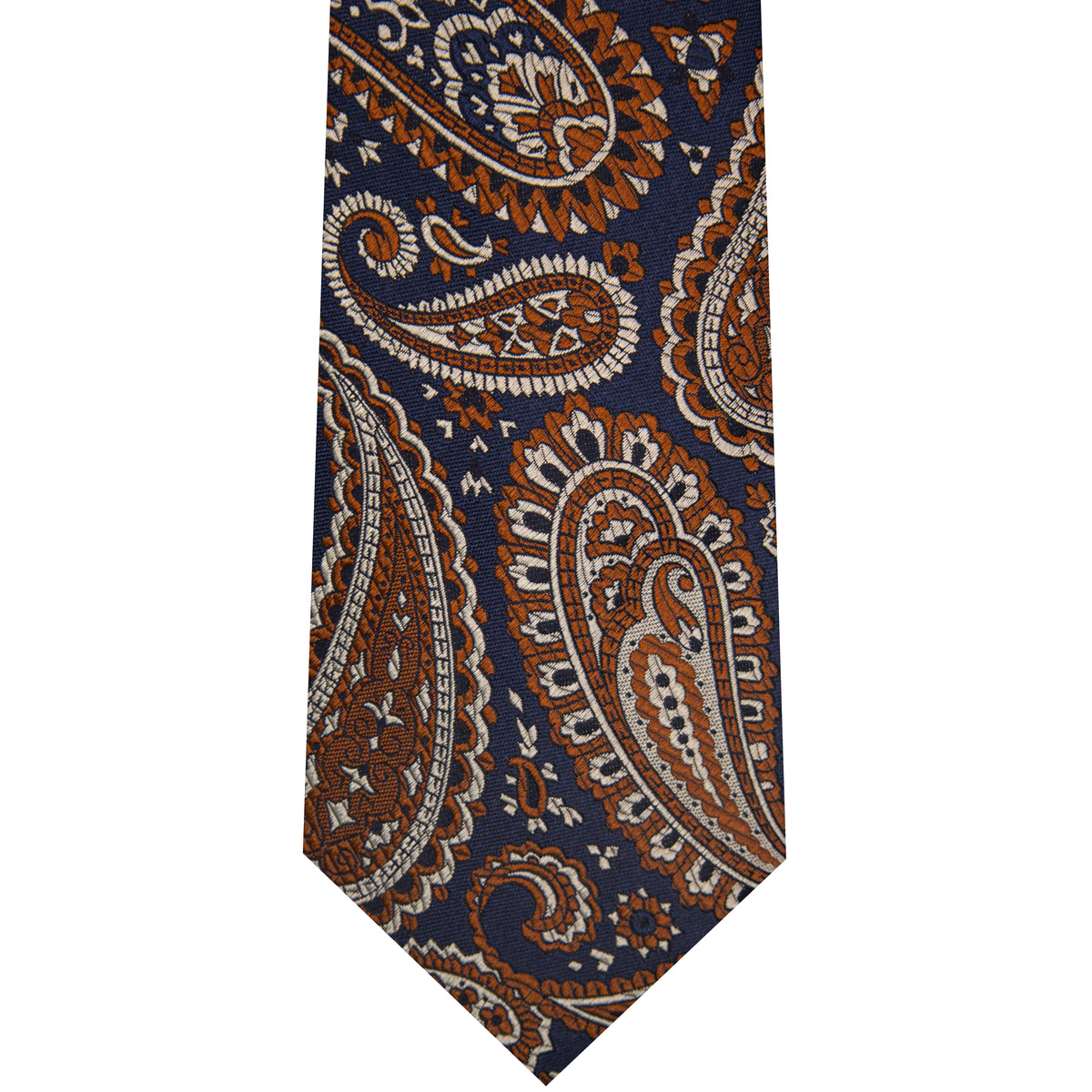 7002255-400 Navy Woven Paisley