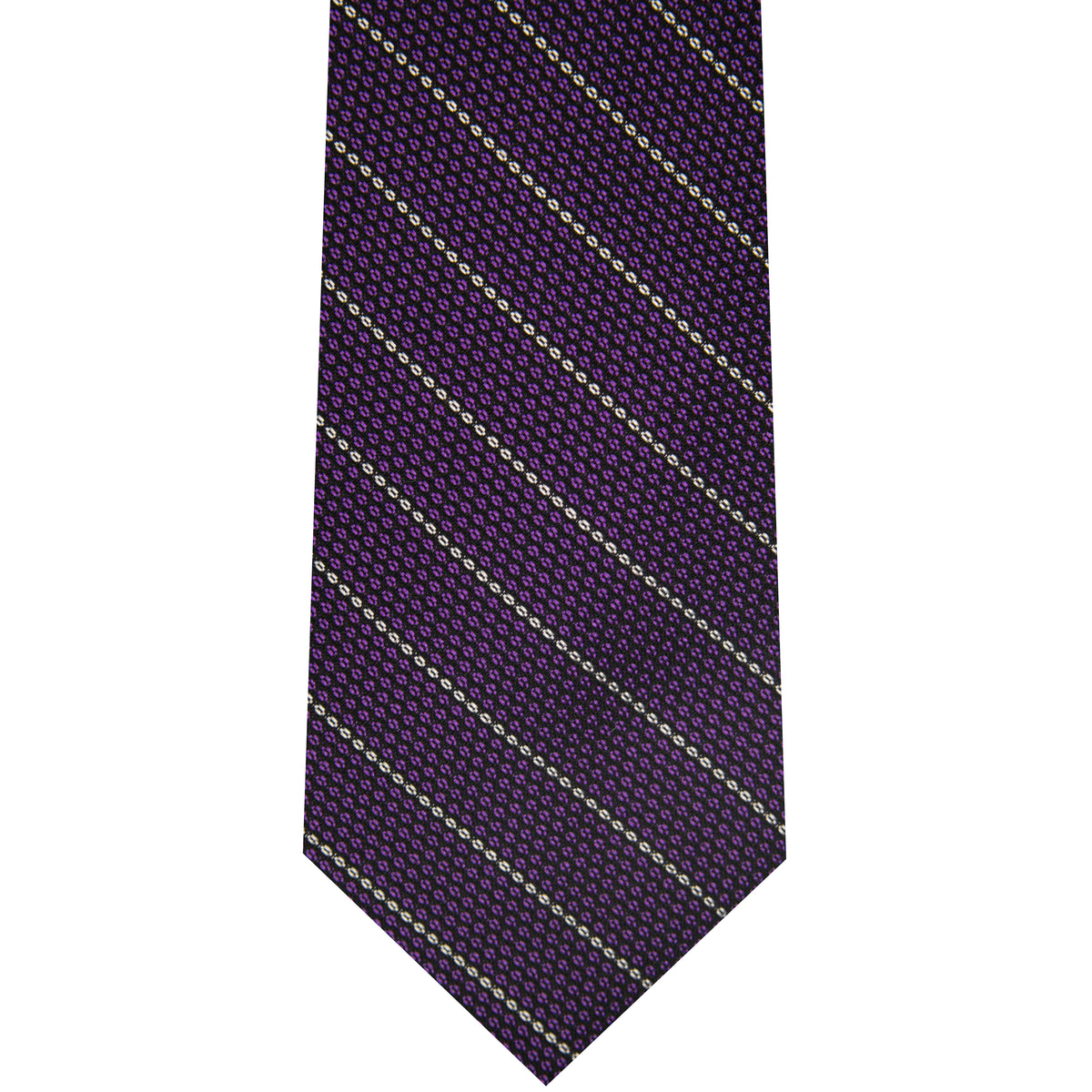 7002257-507 Purple Woven Stripe
