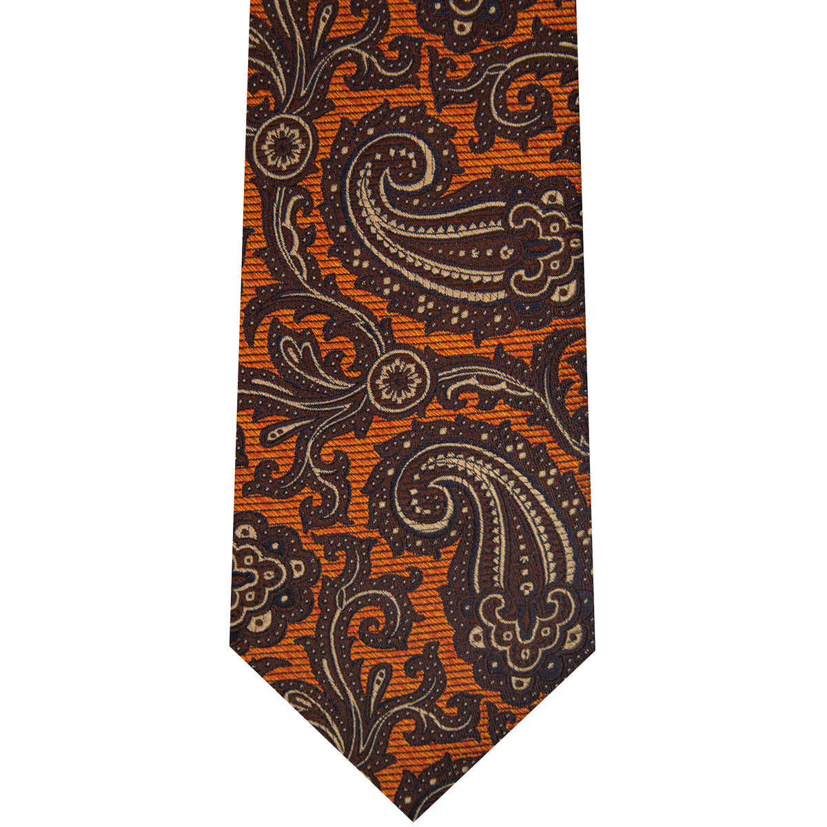 7002259-825 Rust Woven Paisley