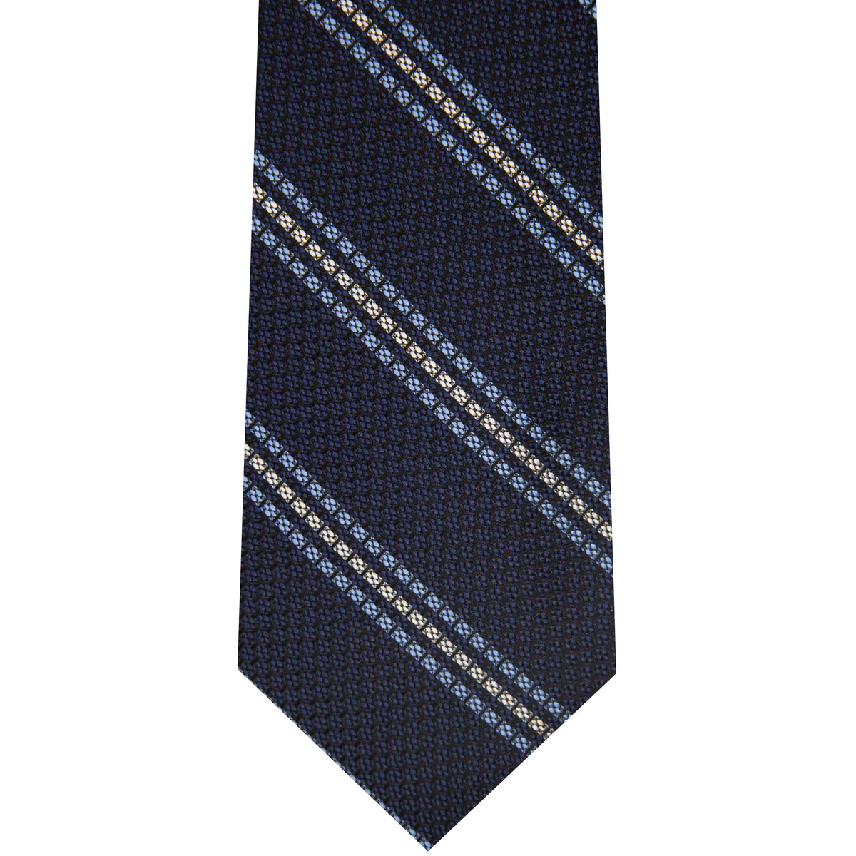 7002260-400 Navy Woven Stripe