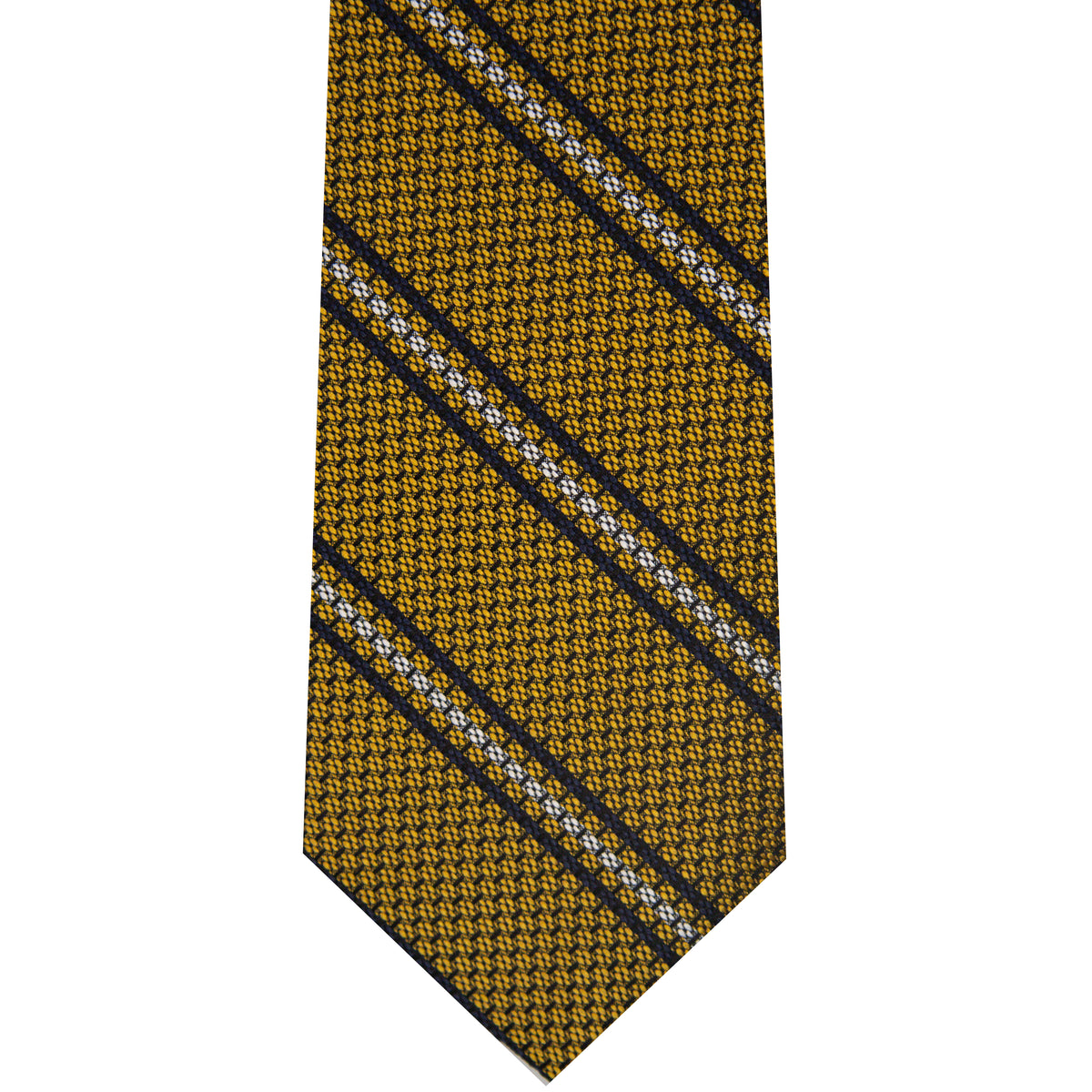7002260-710 Yellow Woven Stripe