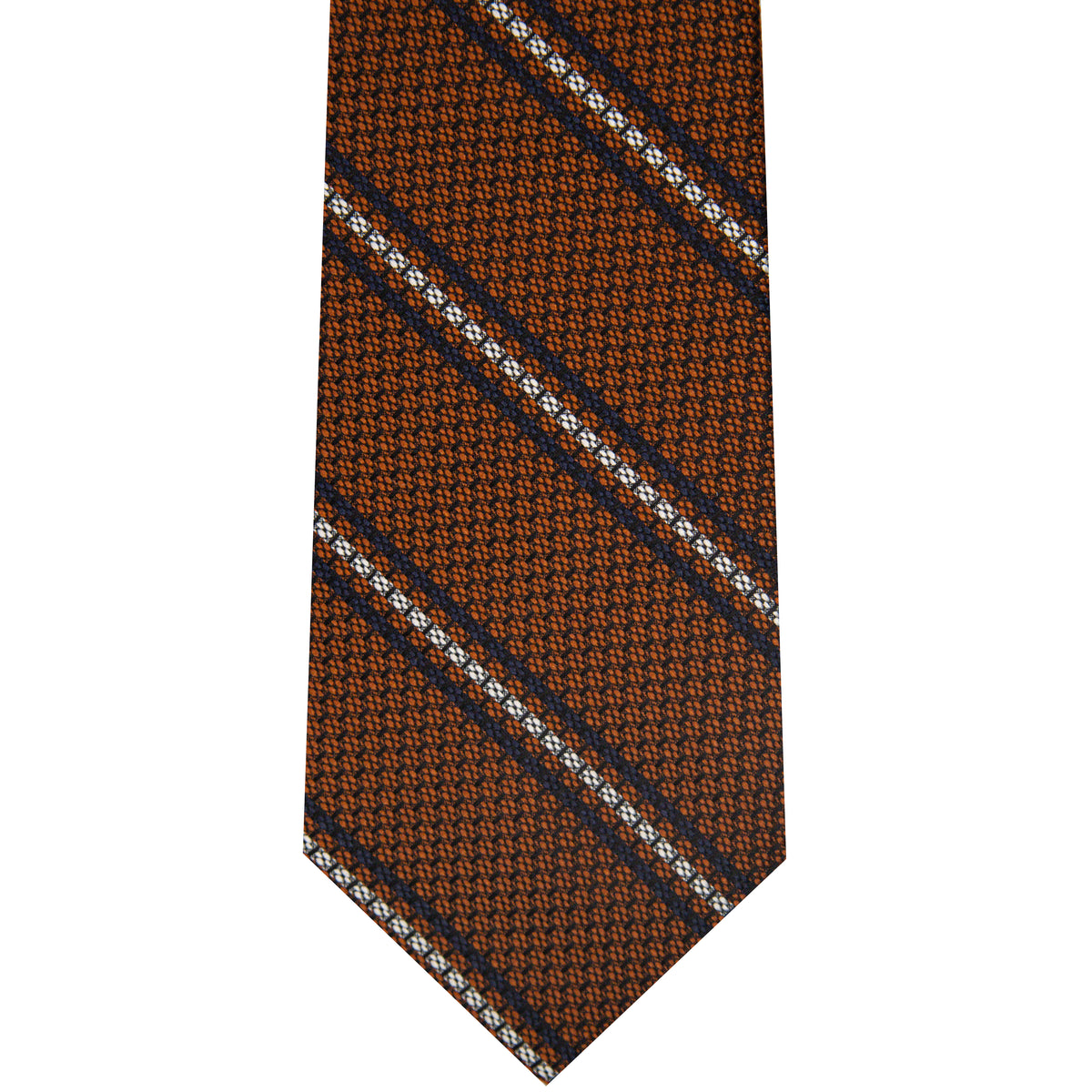 7002260-825 Rust Woven Stripe