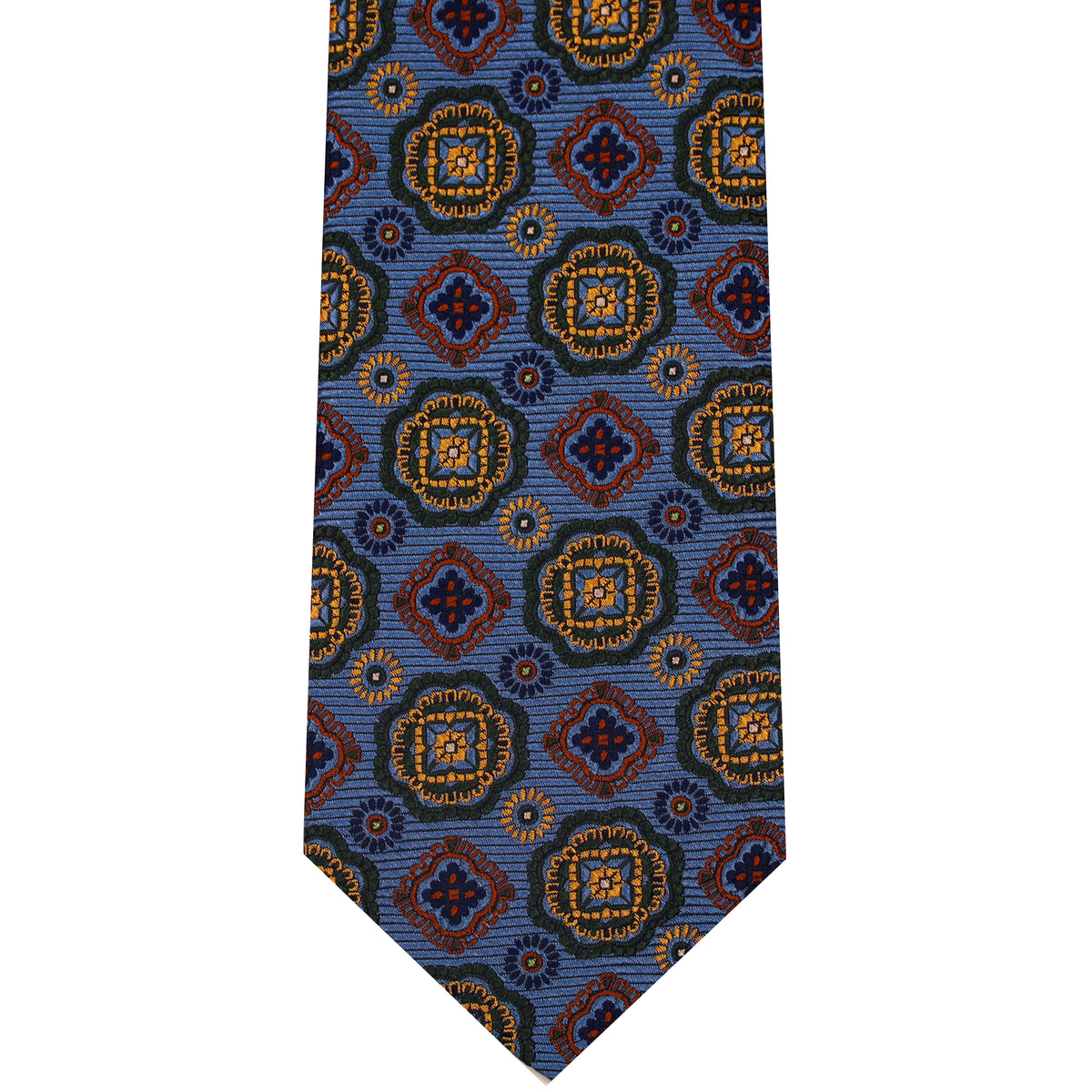 7002261-430 Blue Woven Medallion