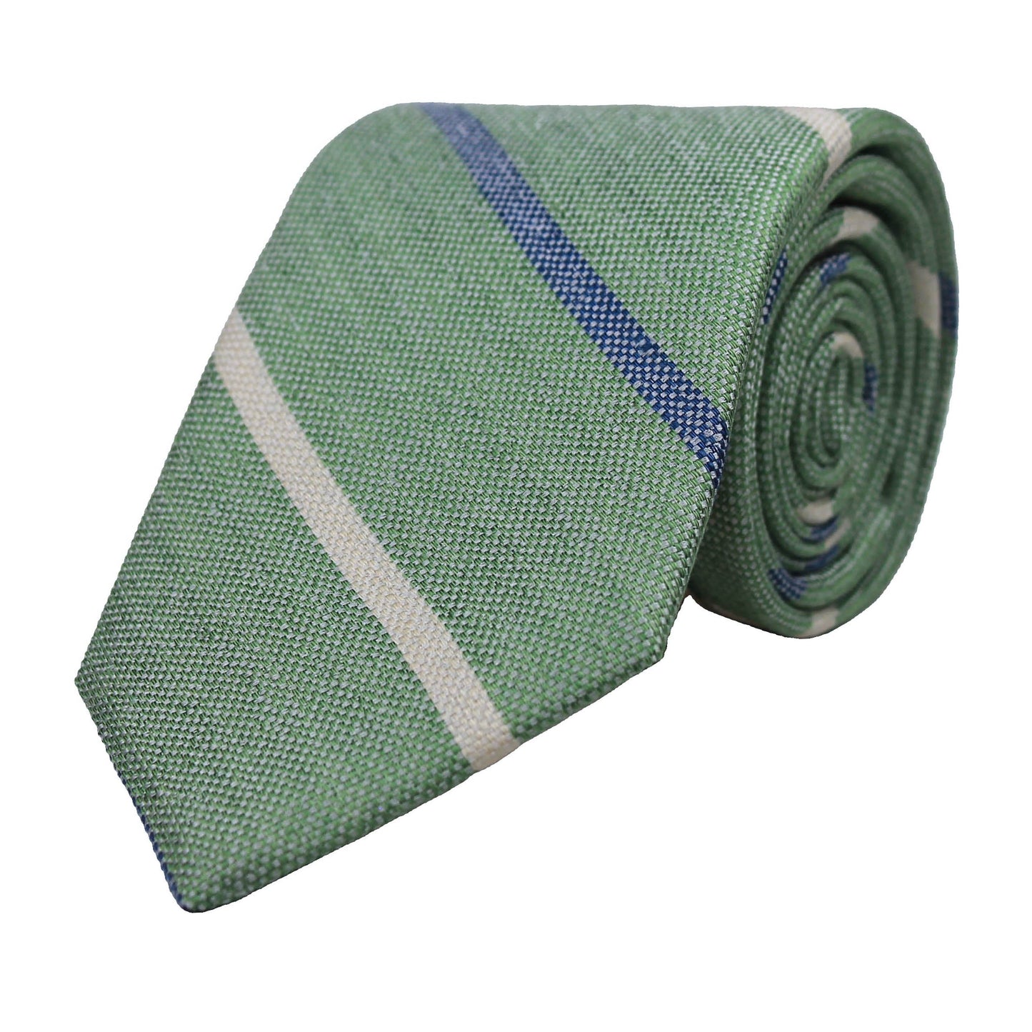 Green Woven Stripe