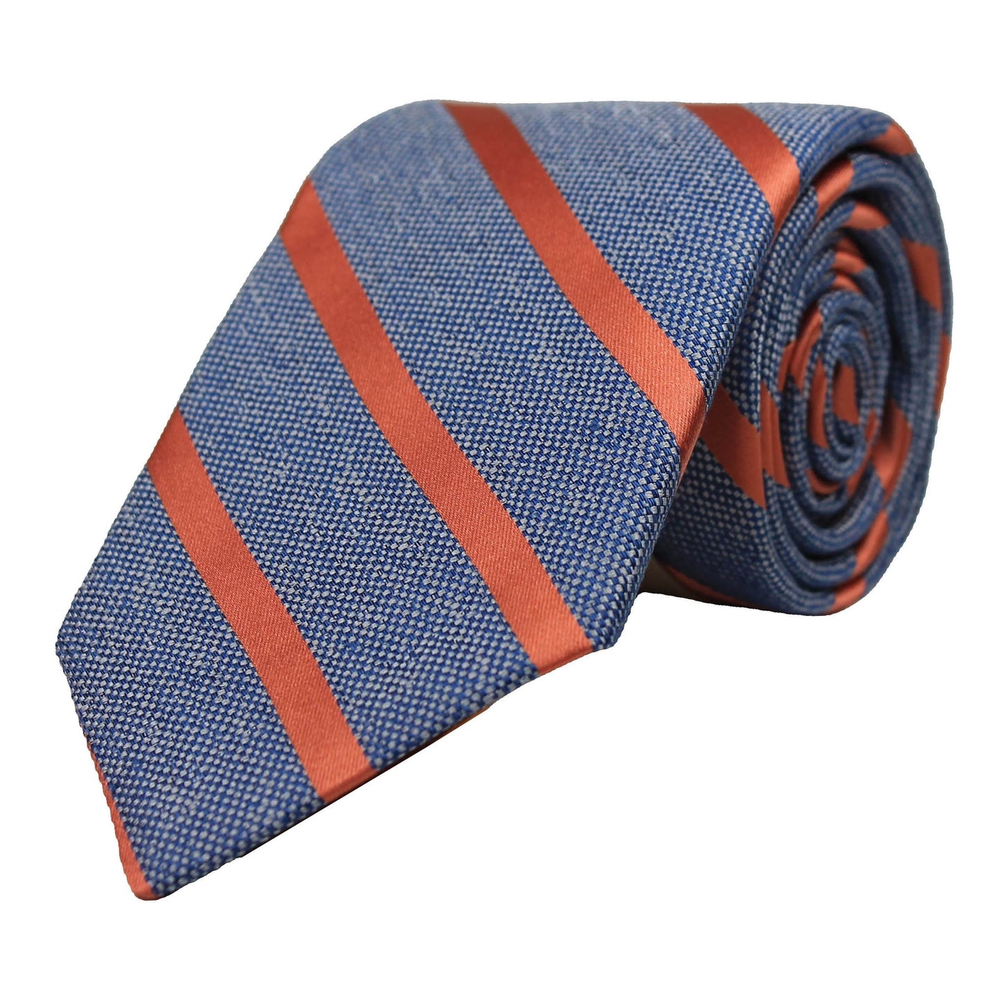 Orange Woven Stripe