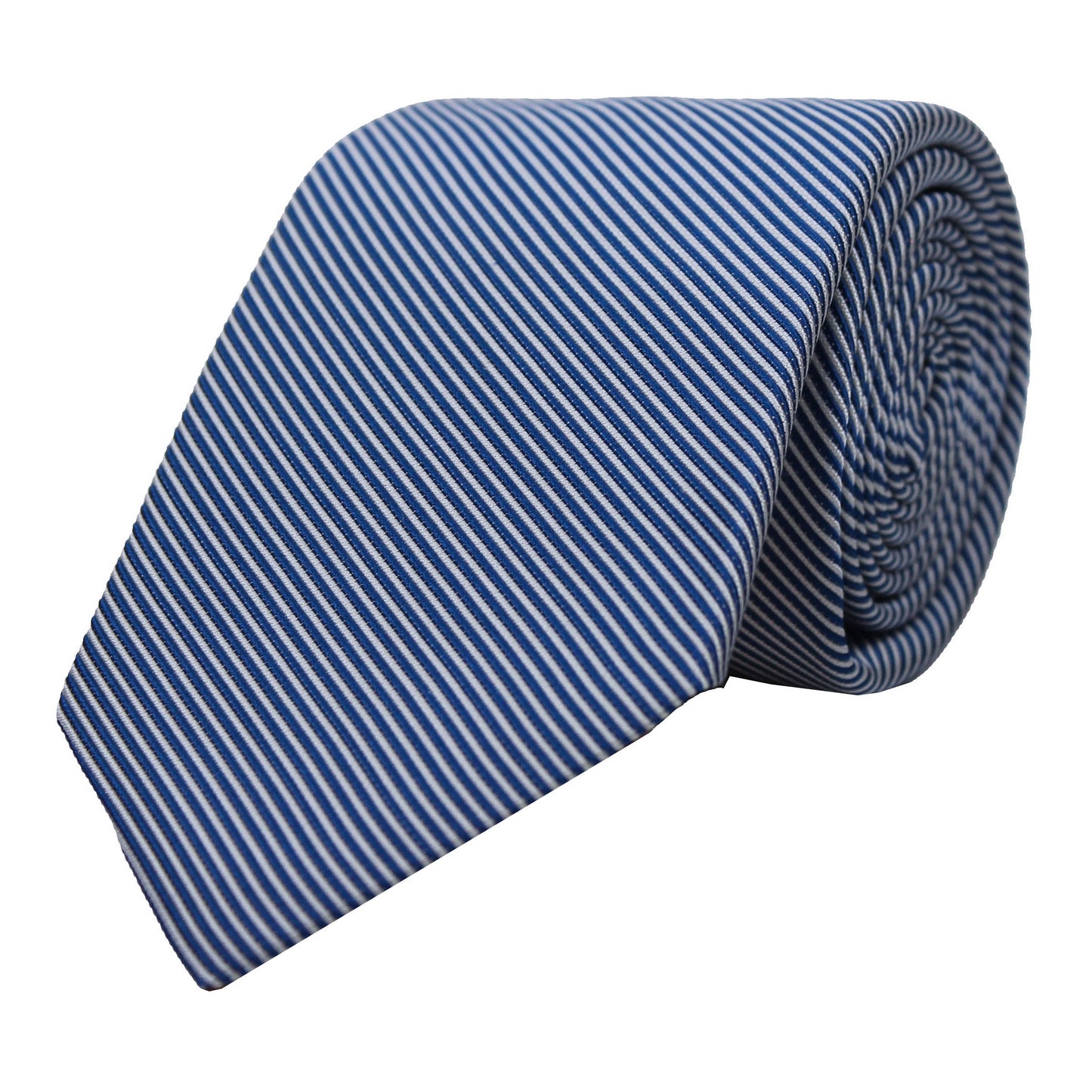 Navy Woven Stripe