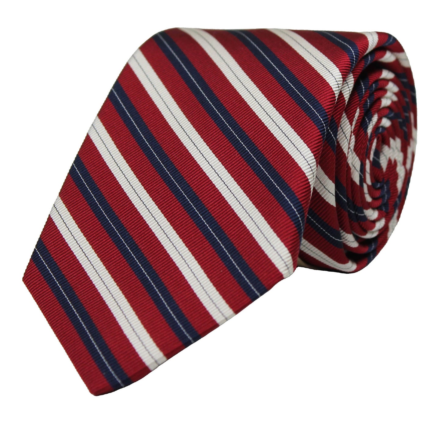 Red Woven Stripe