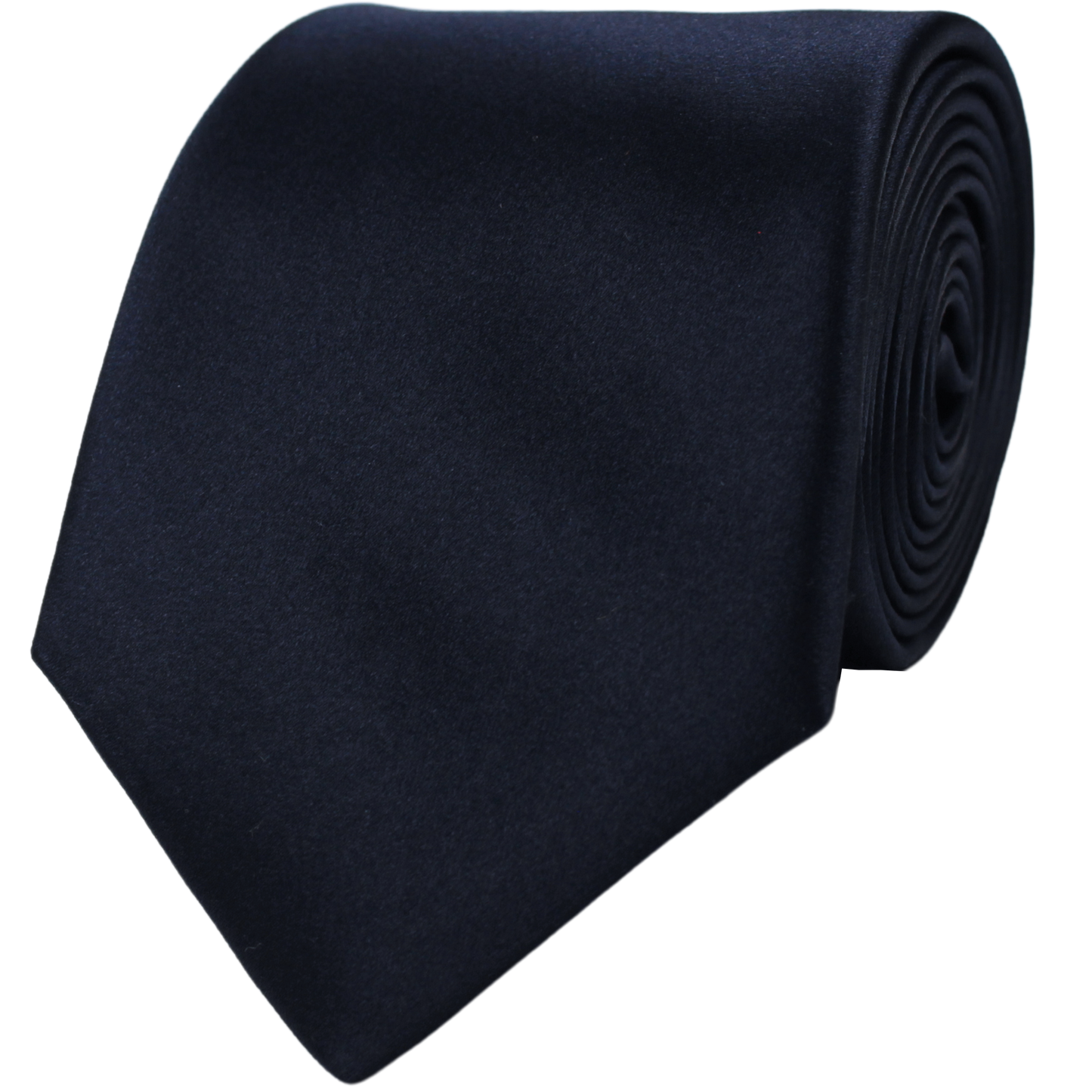 Navy Satin Solid