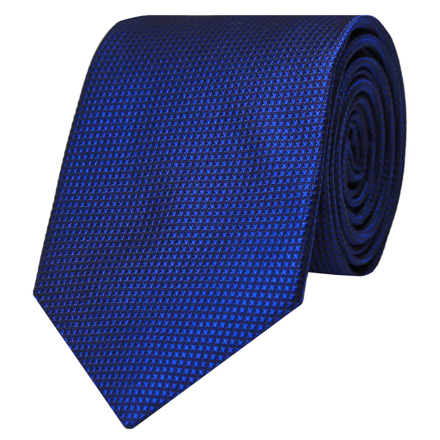 Royal Blue Woven Textured Solid