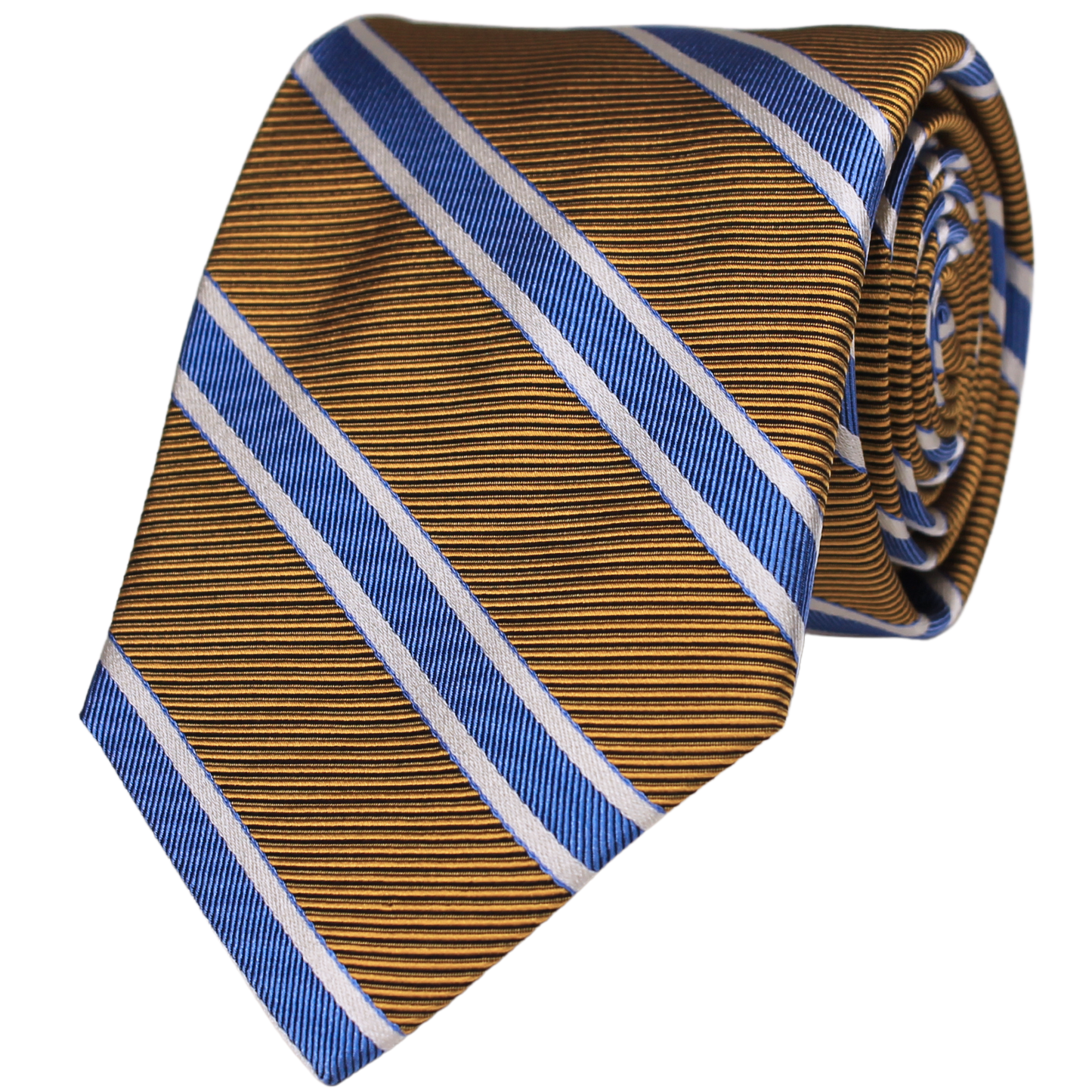 Yellow Woven Ribbed Stripe