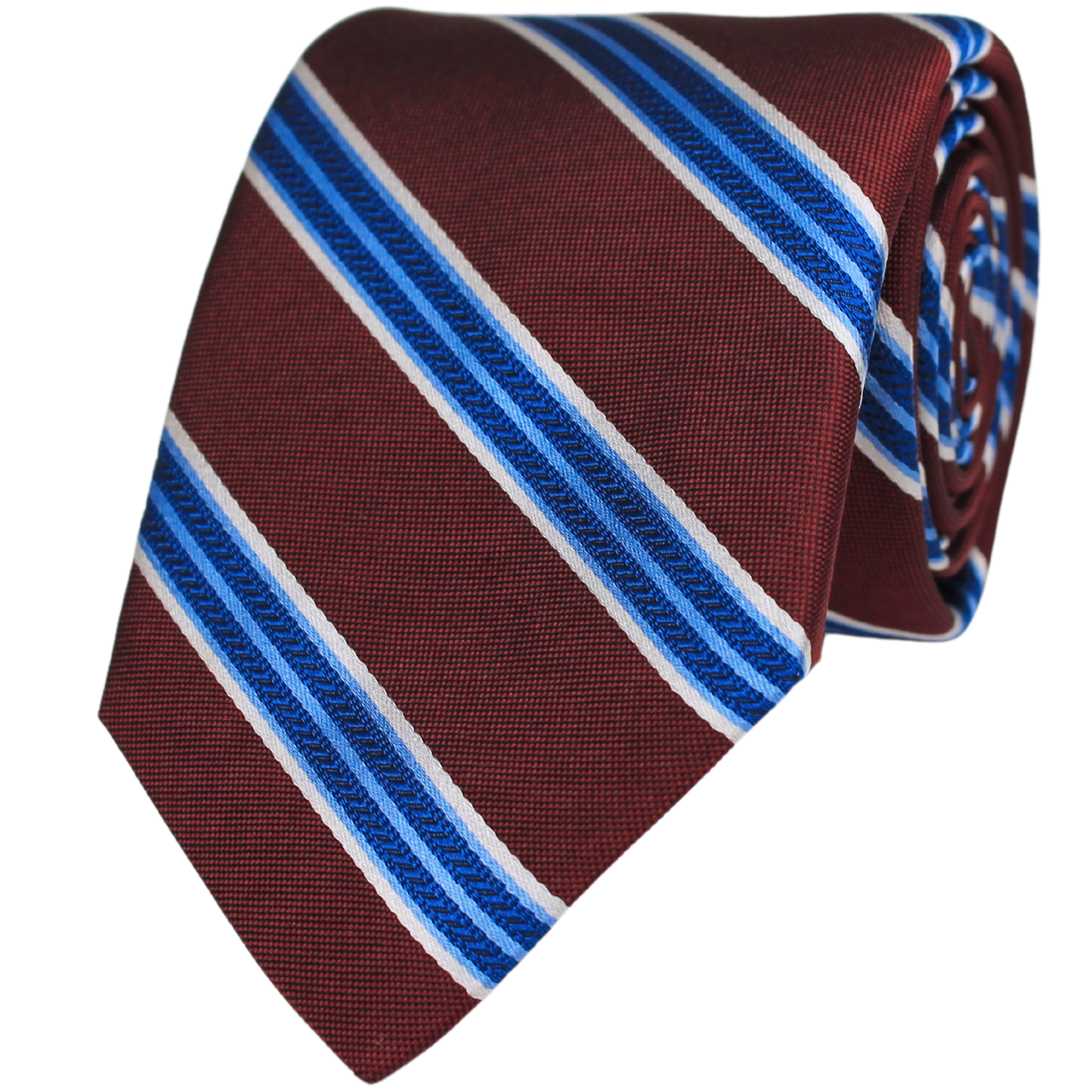 Burgundy Woven Stripe