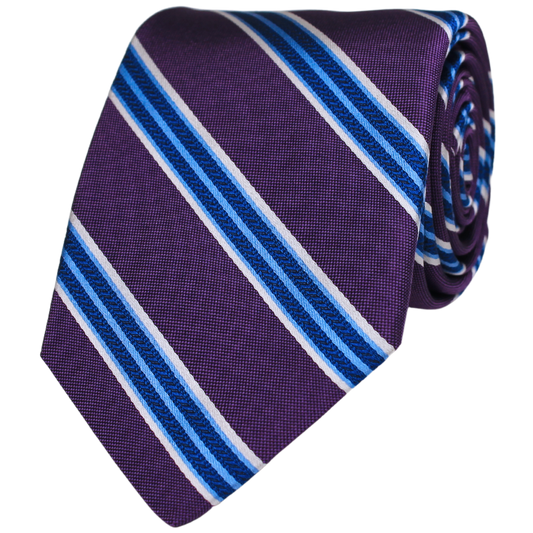 Purple Woven Stripe