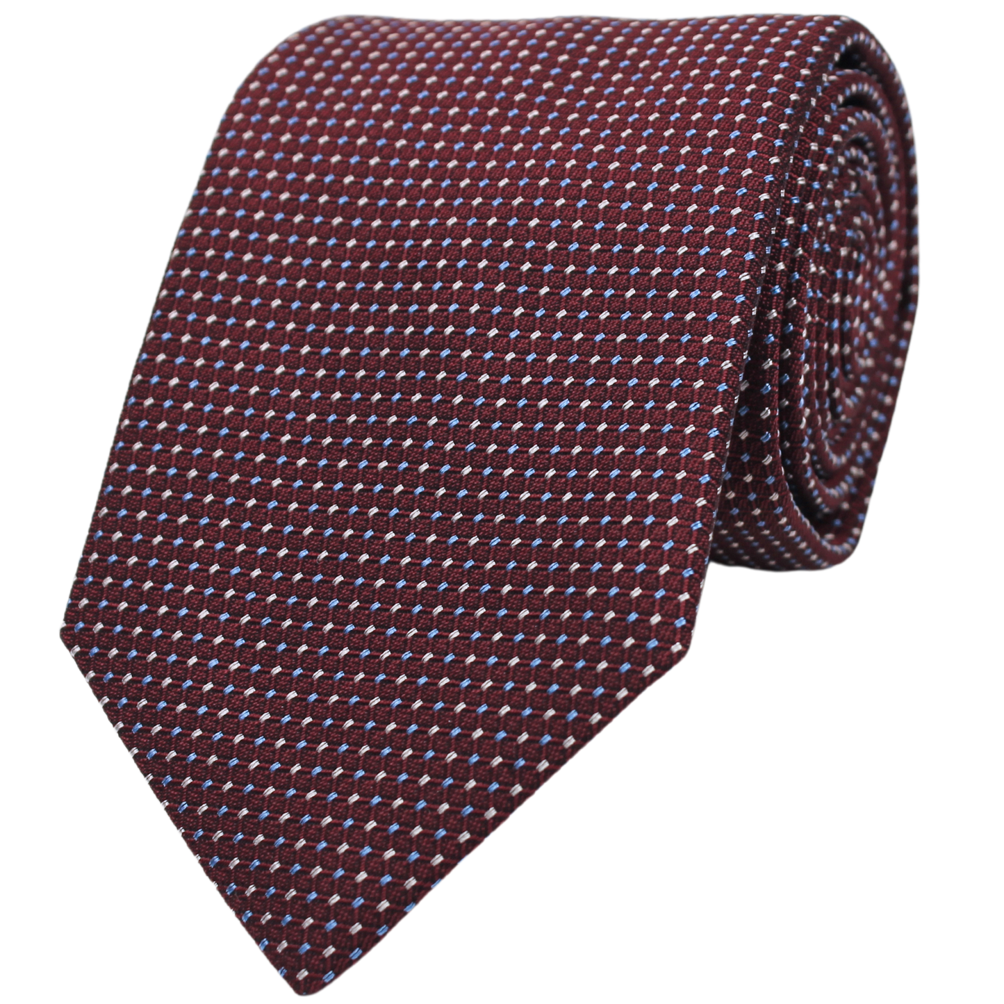 Burgundy Woven Micro Neat