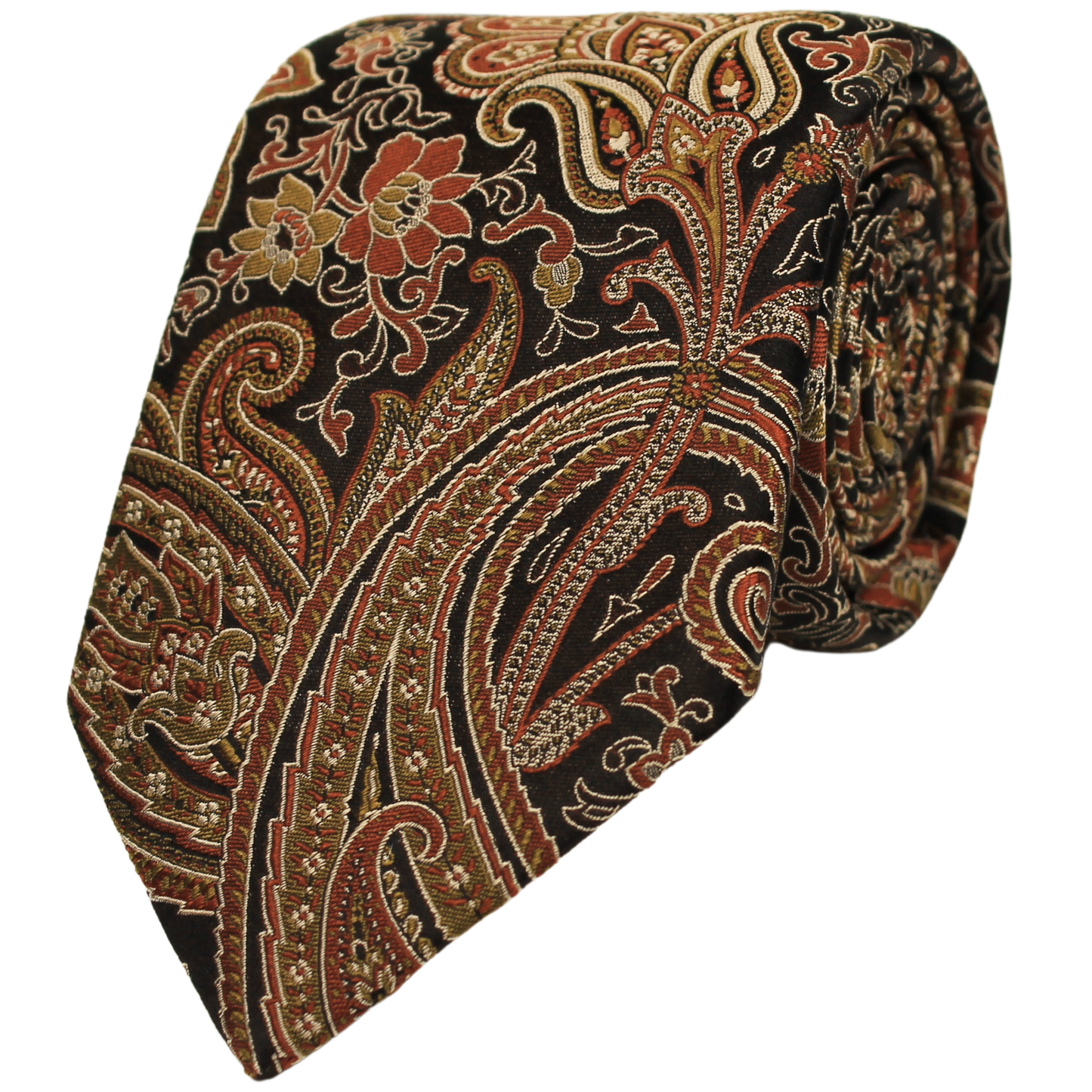 Brown Woven Paisley