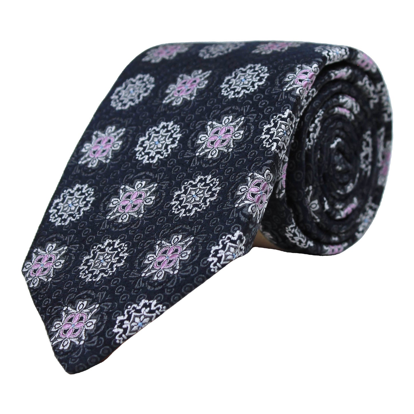 Charcoal Woven Medallion