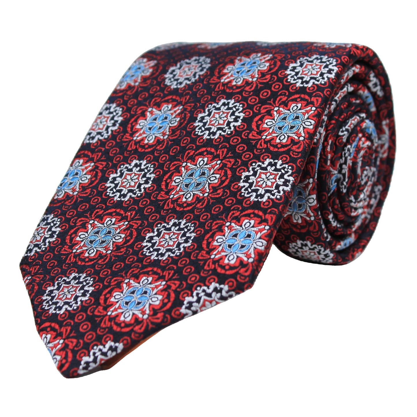Red Woven Medallion