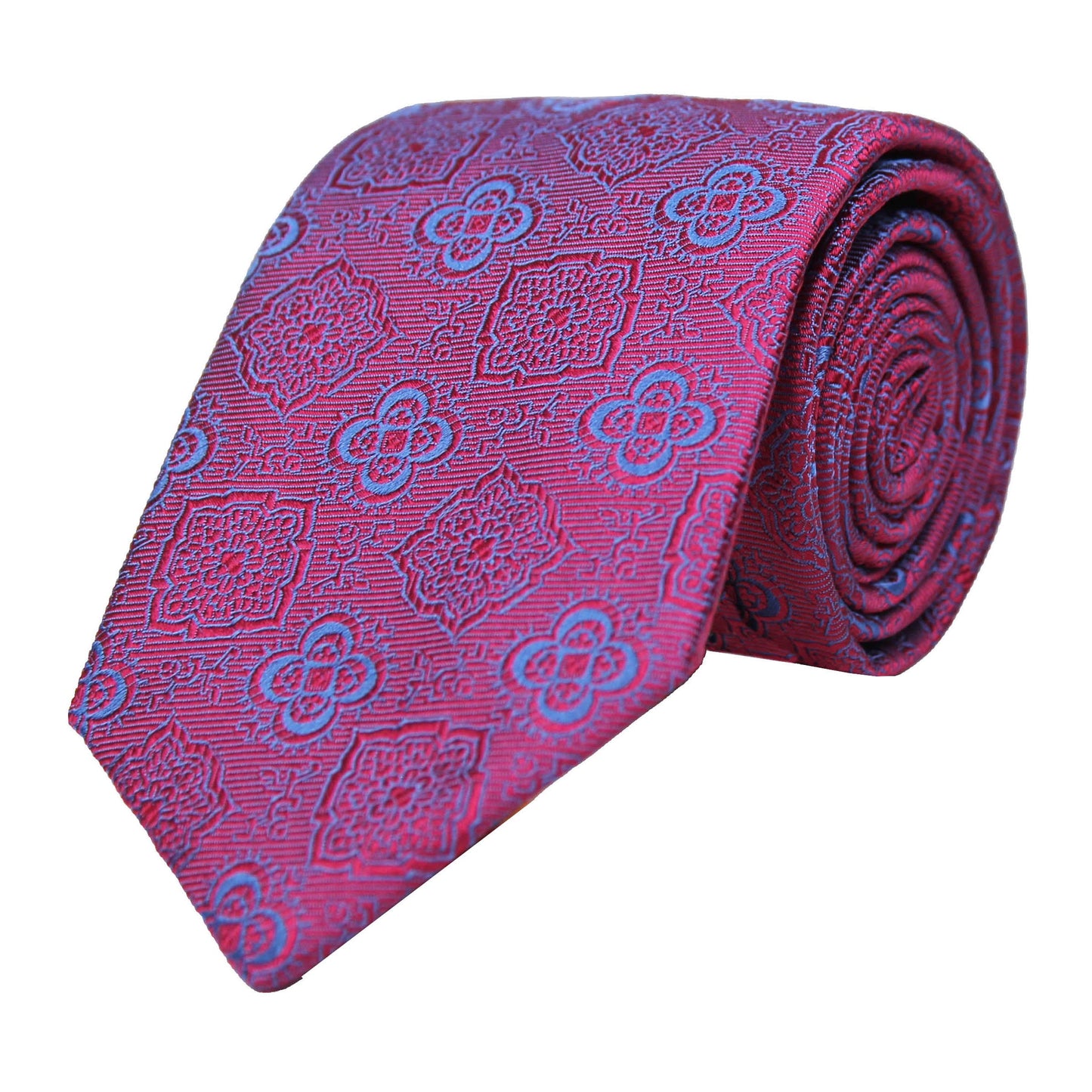 Red Woven Medallion