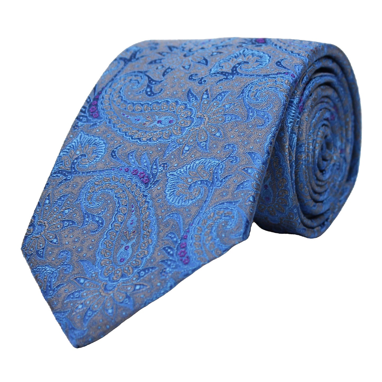 Grey Woven Paisley