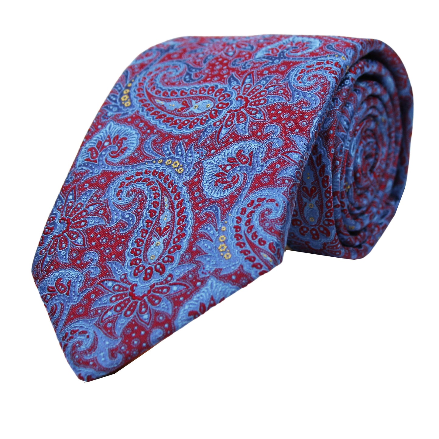 Red Woven Paisley