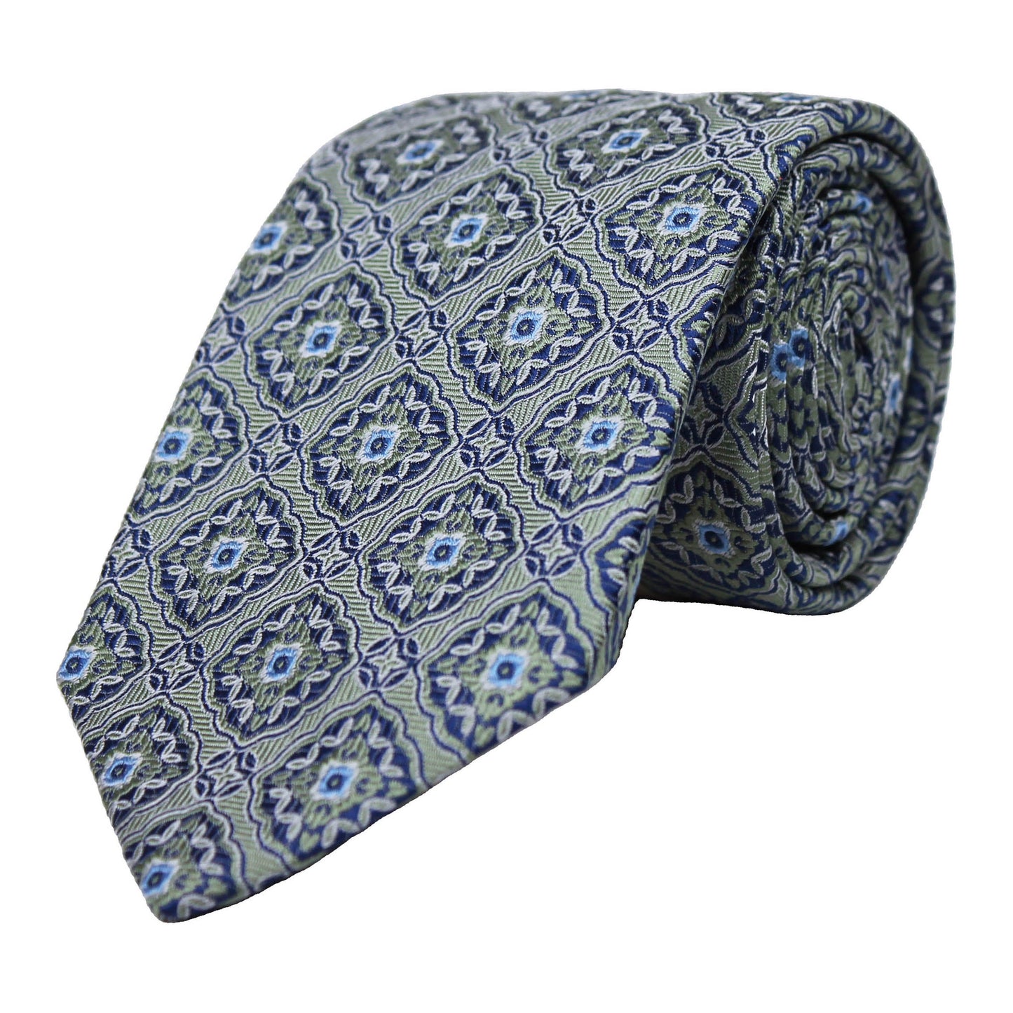 Mint Woven Medallion