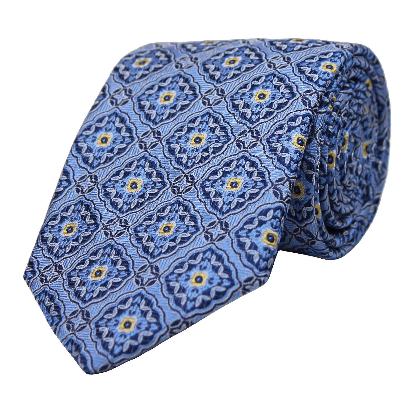 Blue Woven Medallion
