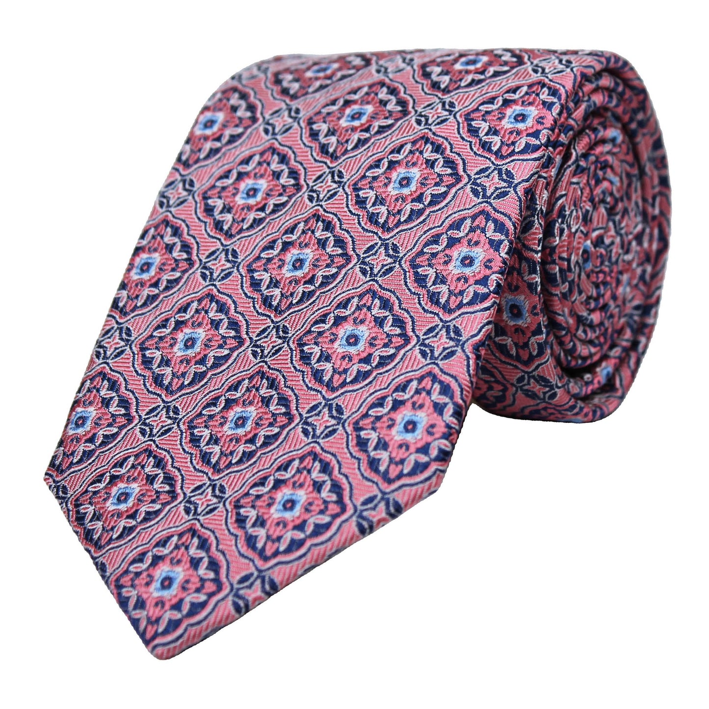 Pink Woven Medallion