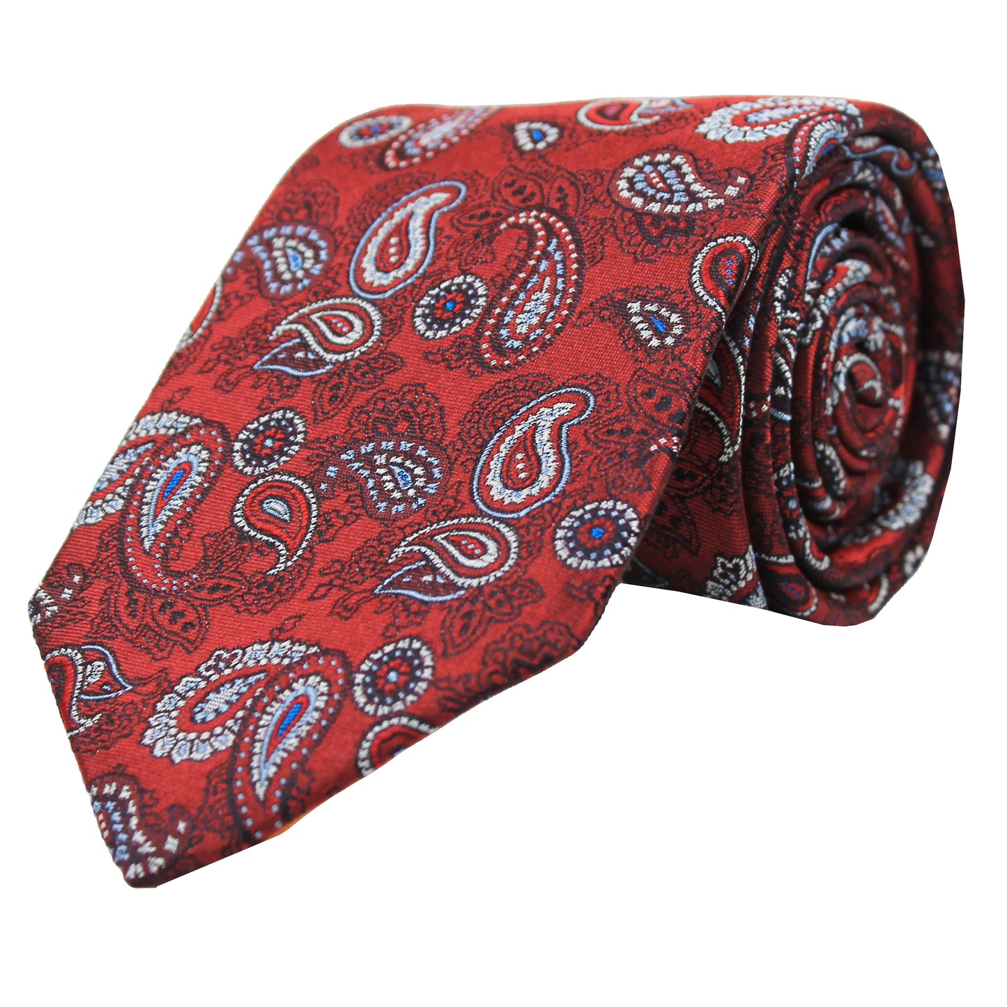 Red Woven Paisley