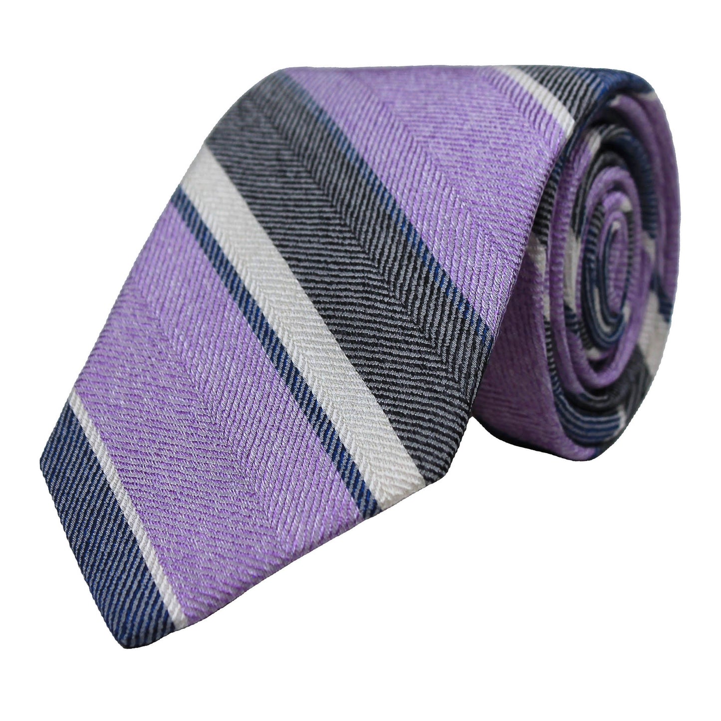 Lilac Woven Stripe